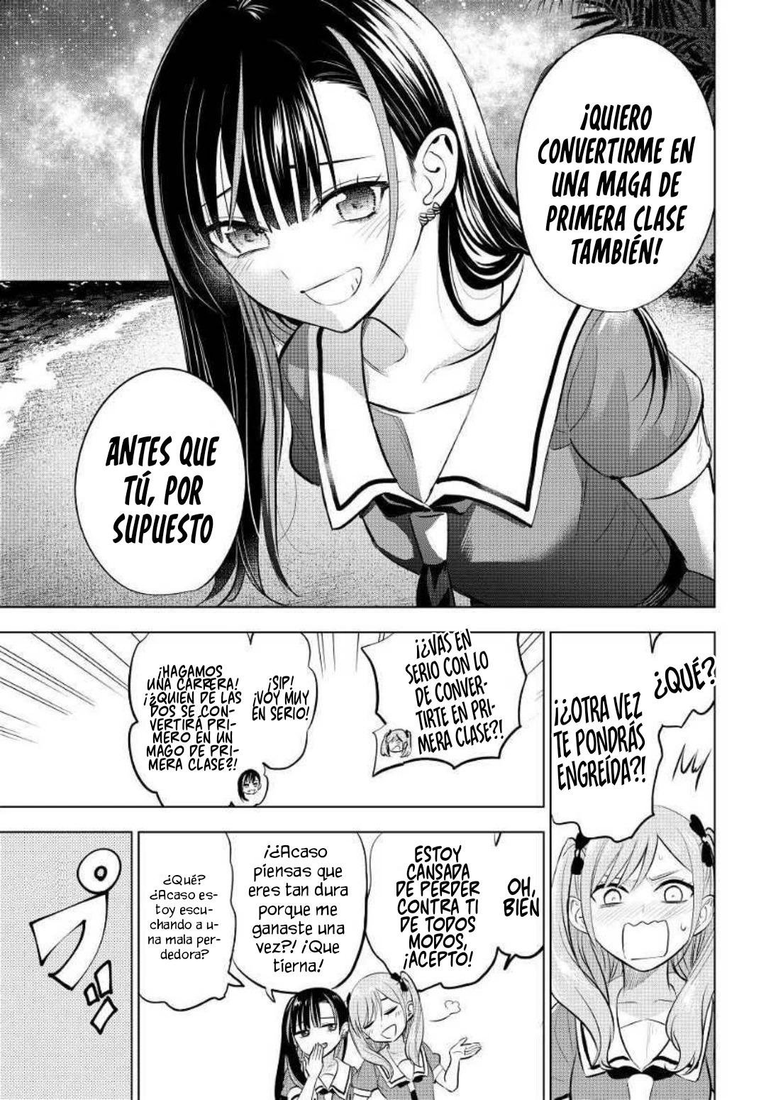 Kuroneko to Majo no Kyoushitsu Capitulo 58: Una promesa debajo de las estrellas página 26