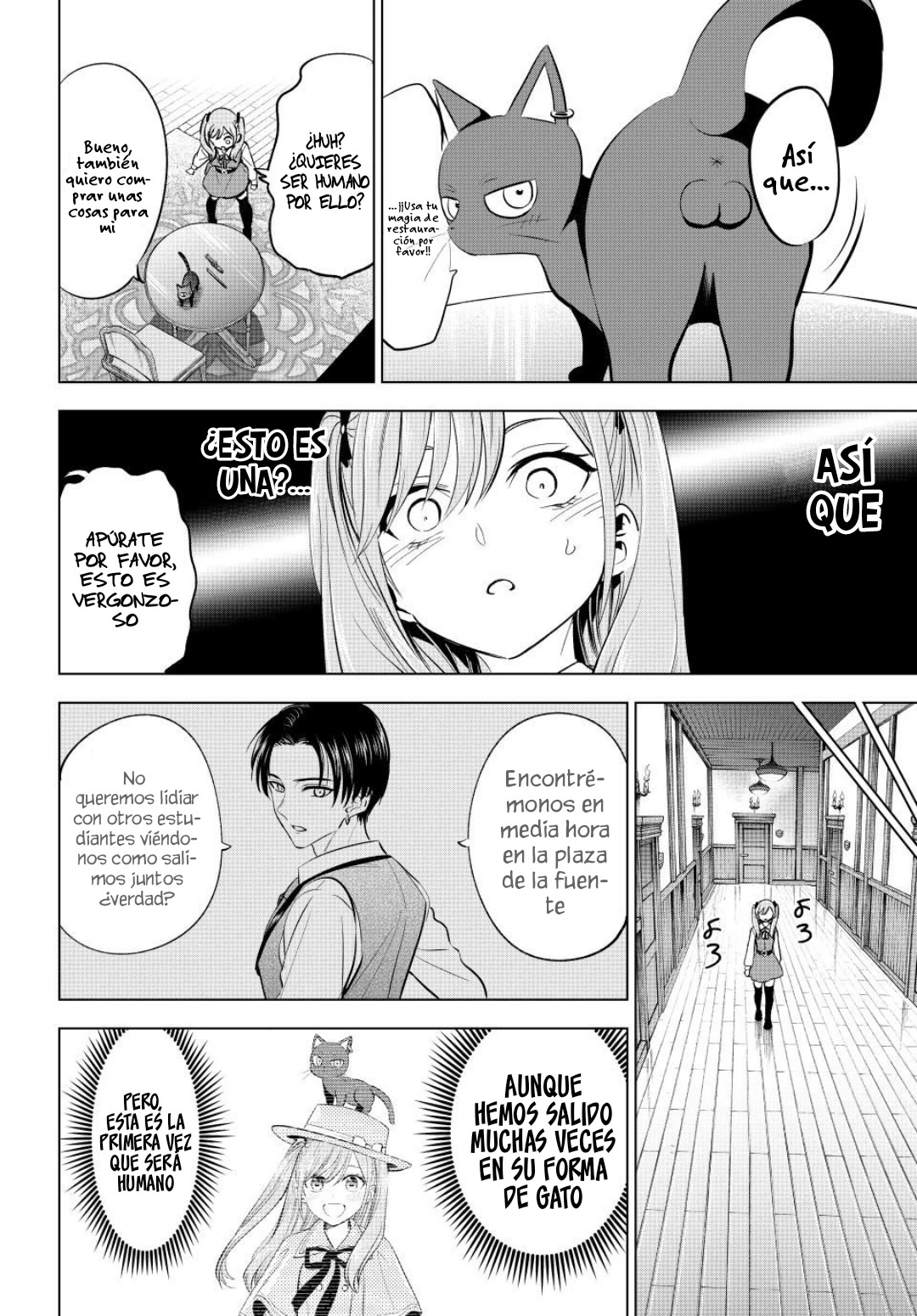 Kuroneko to Majo no Kyoushitsu Capitulo 59: Fecha Prohibida página 9