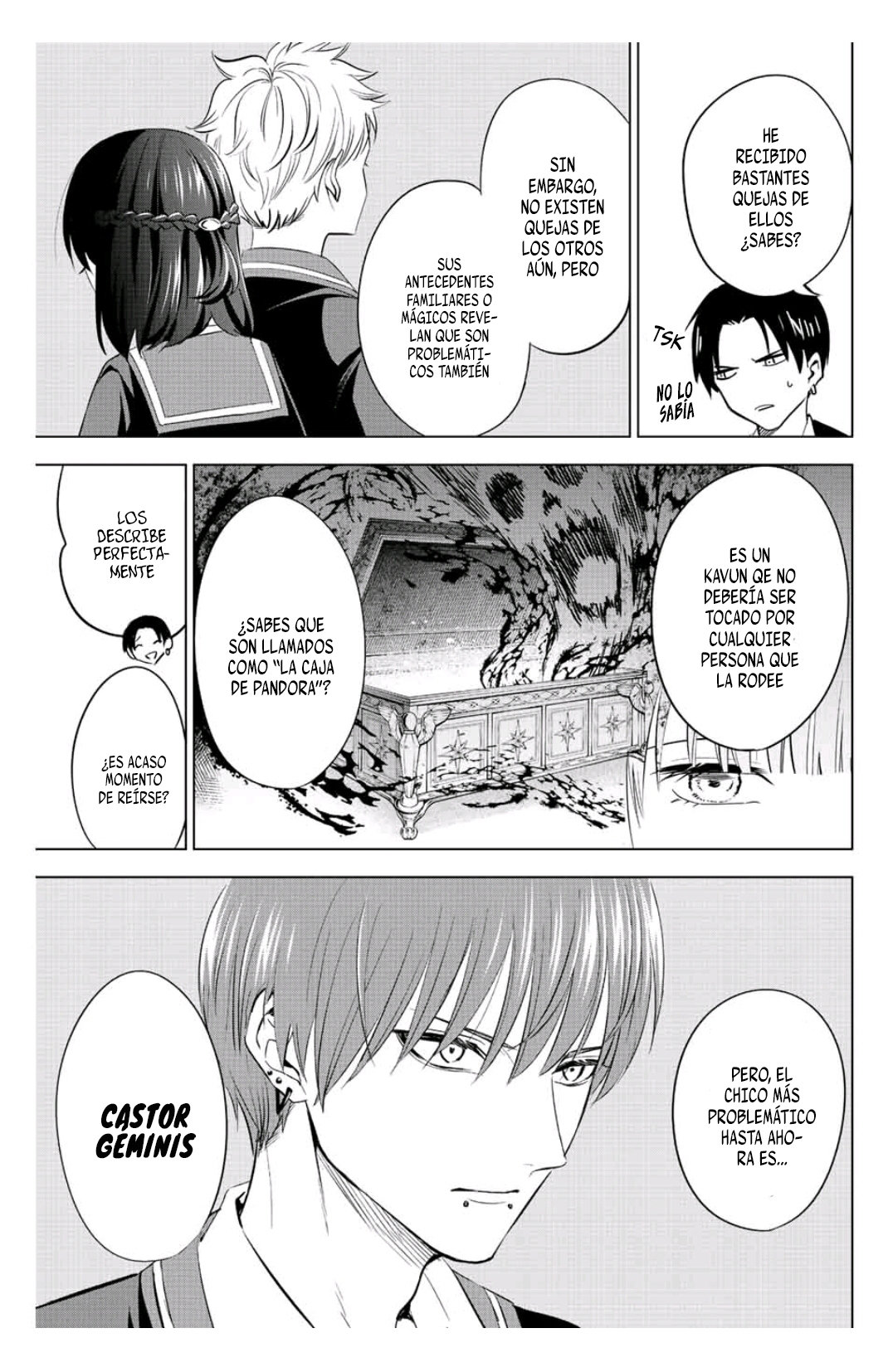 Kuroneko to Majo no Kyoushitsu Capitulo 6: El destino de Castor Géminis página 5