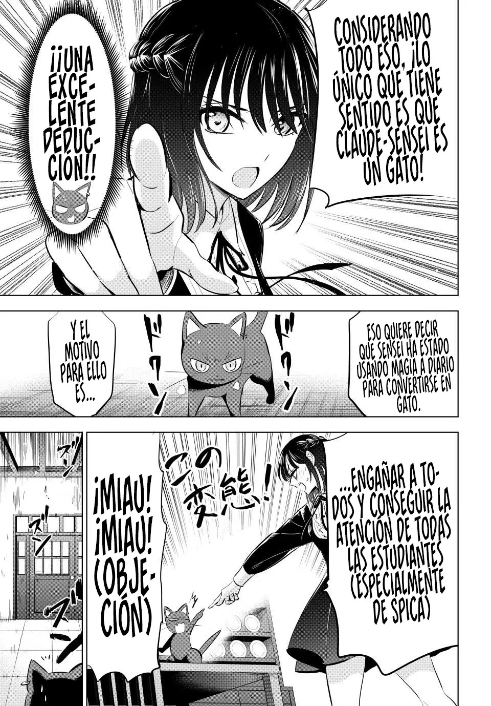 Kuroneko to Majo no Kyoushitsu Capitulo 61: La detective Hana página 10