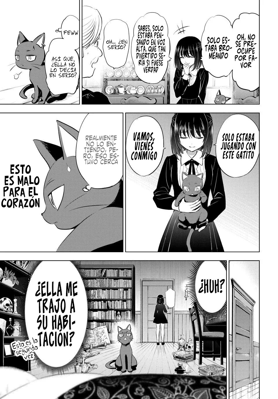 Kuroneko to Majo no Kyoushitsu Capitulo 61: La detective Hana página 12