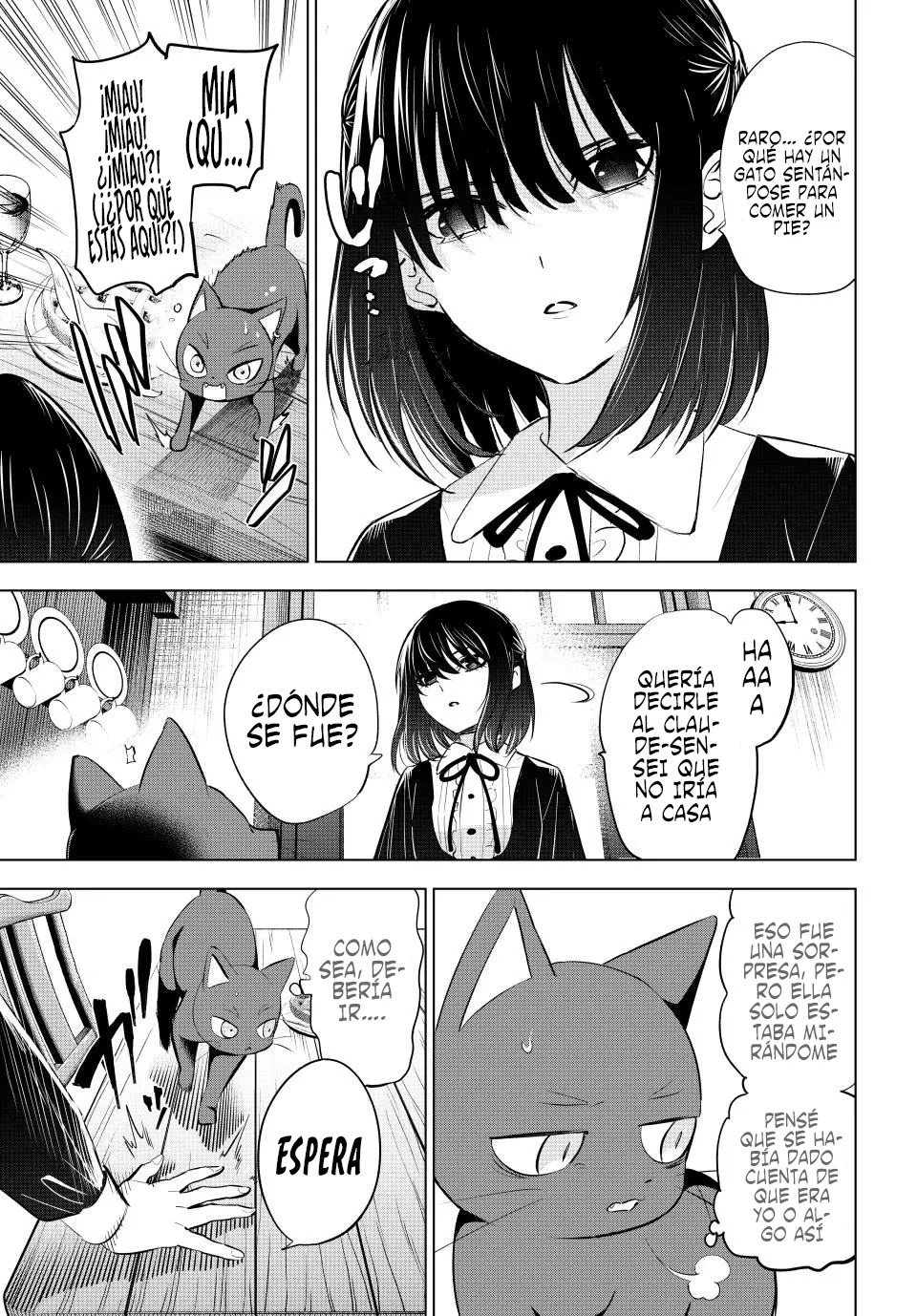 Kuroneko to Majo no Kyoushitsu Capitulo 61: La detective Hana página 8