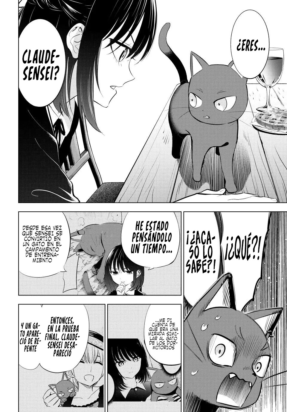 Kuroneko to Majo no Kyoushitsu Capitulo 61: La detective Hana página 9
