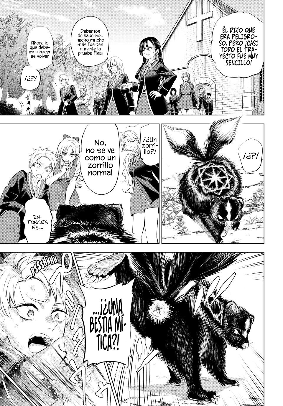 Kuroneko to Majo no Kyoushitsu Capitulo 62: Pánico infatil página 14