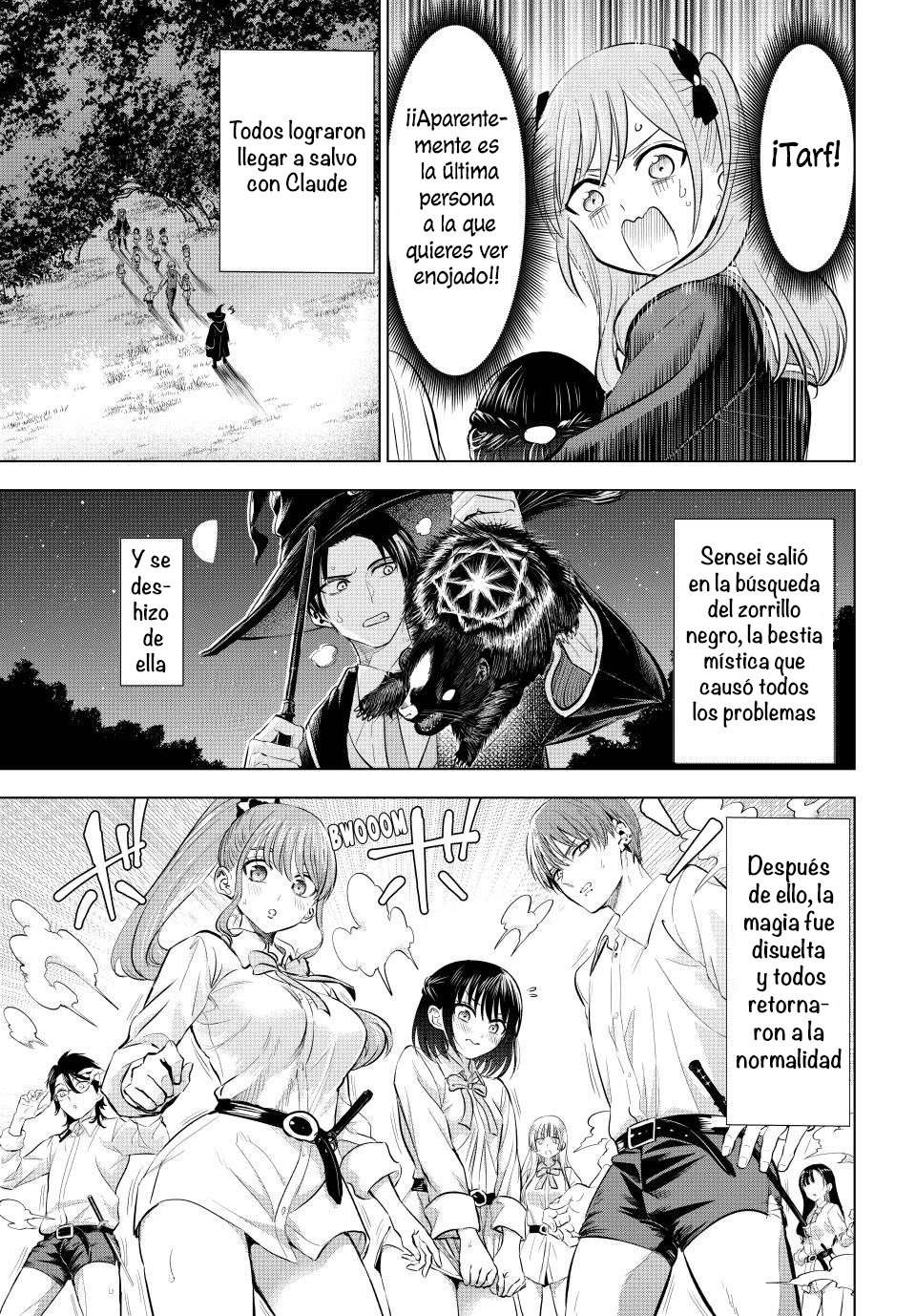 Kuroneko to Majo no Kyoushitsu Capitulo 63: La guardería del kavun de Claude página 22
