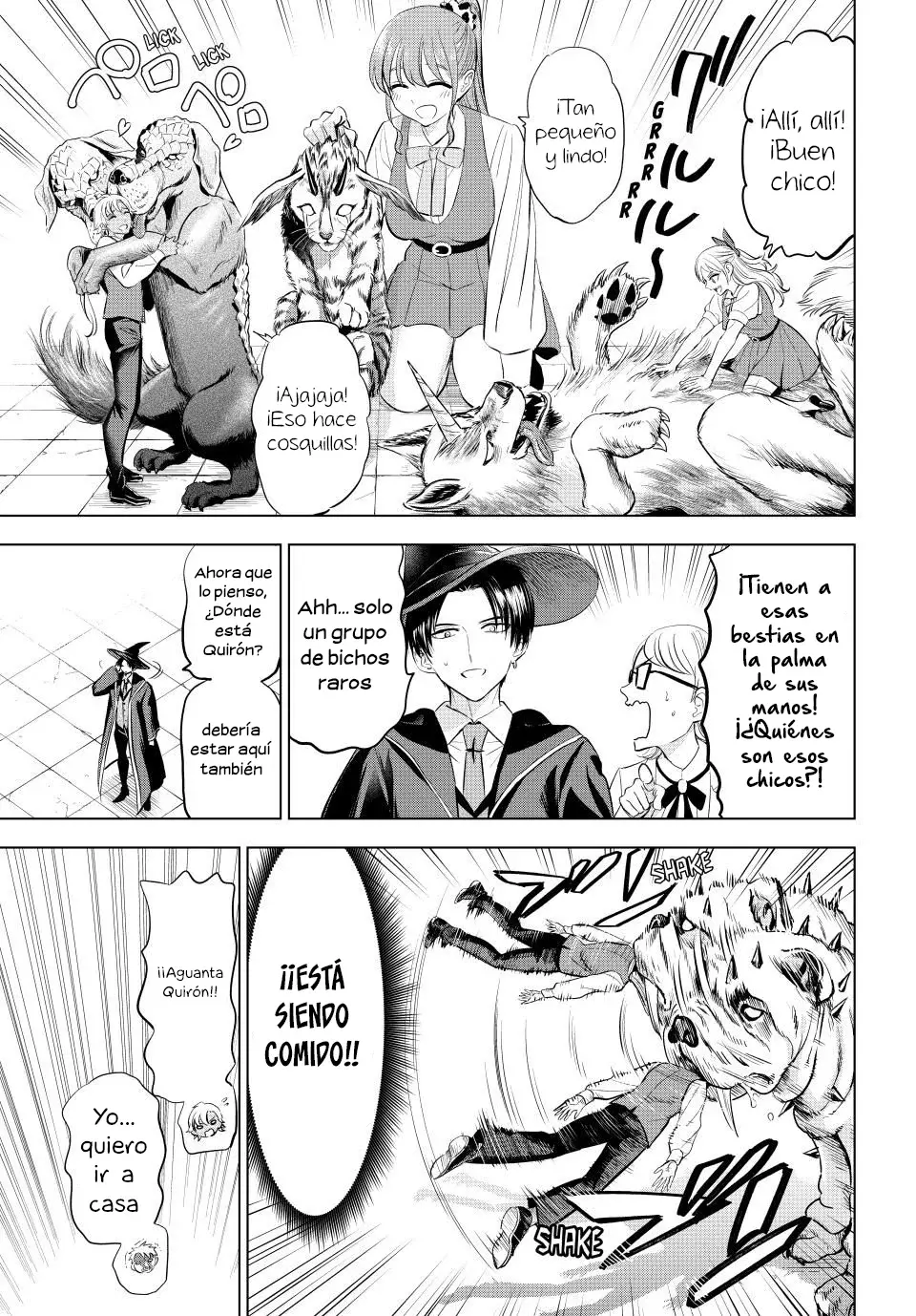 Kuroneko to Majo no Kyoushitsu Capitulo 66: Defensa del palacio página 10