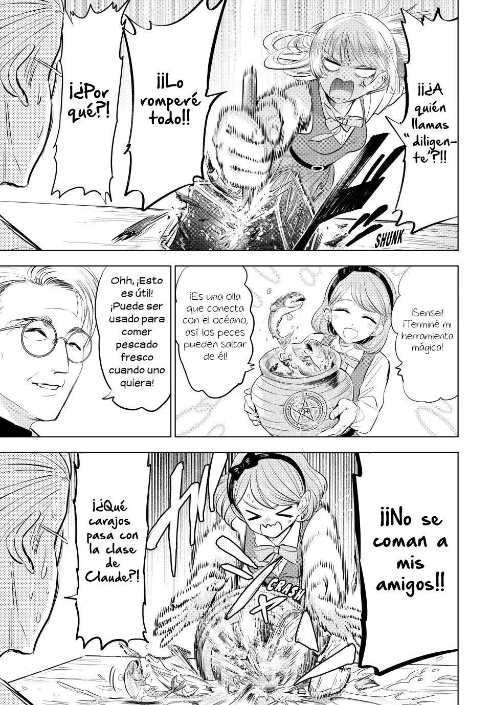 Kuroneko to Majo no Kyoushitsu Capitulo 66: Defensa del palacio página 12