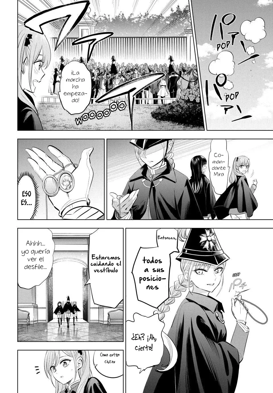 Kuroneko to Majo no Kyoushitsu Capitulo 66: Defensa del palacio página 17