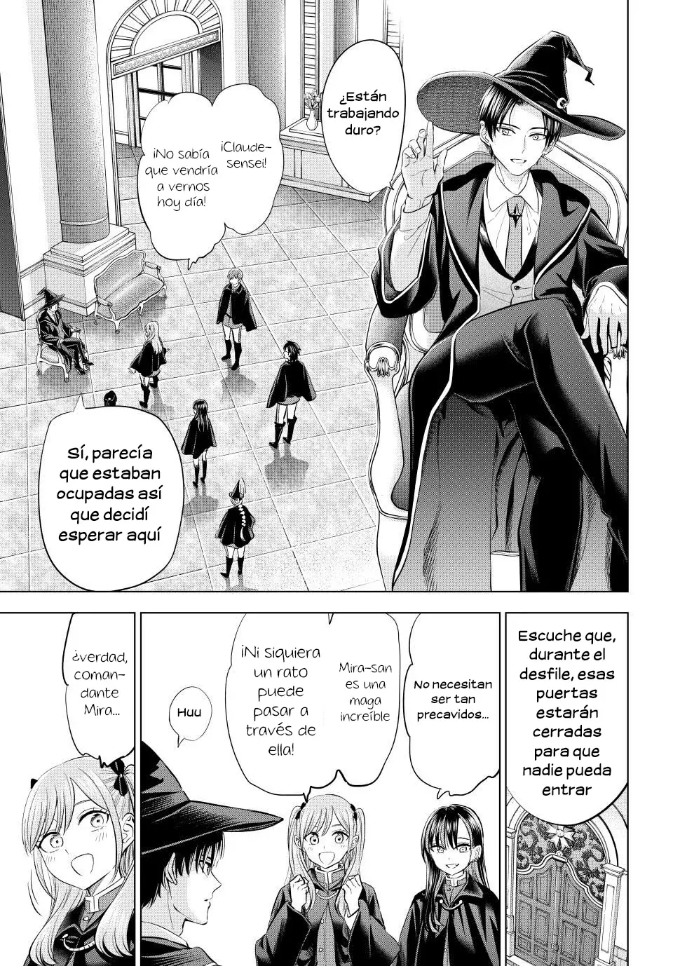 Kuroneko to Majo no Kyoushitsu Capitulo 66: Defensa del palacio página 18