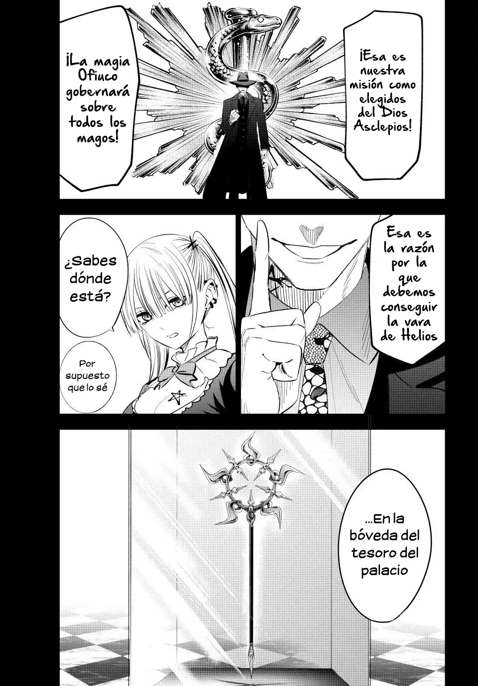 Kuroneko to Majo no Kyoushitsu Capitulo 67: Orden de la serpiente negra página 10