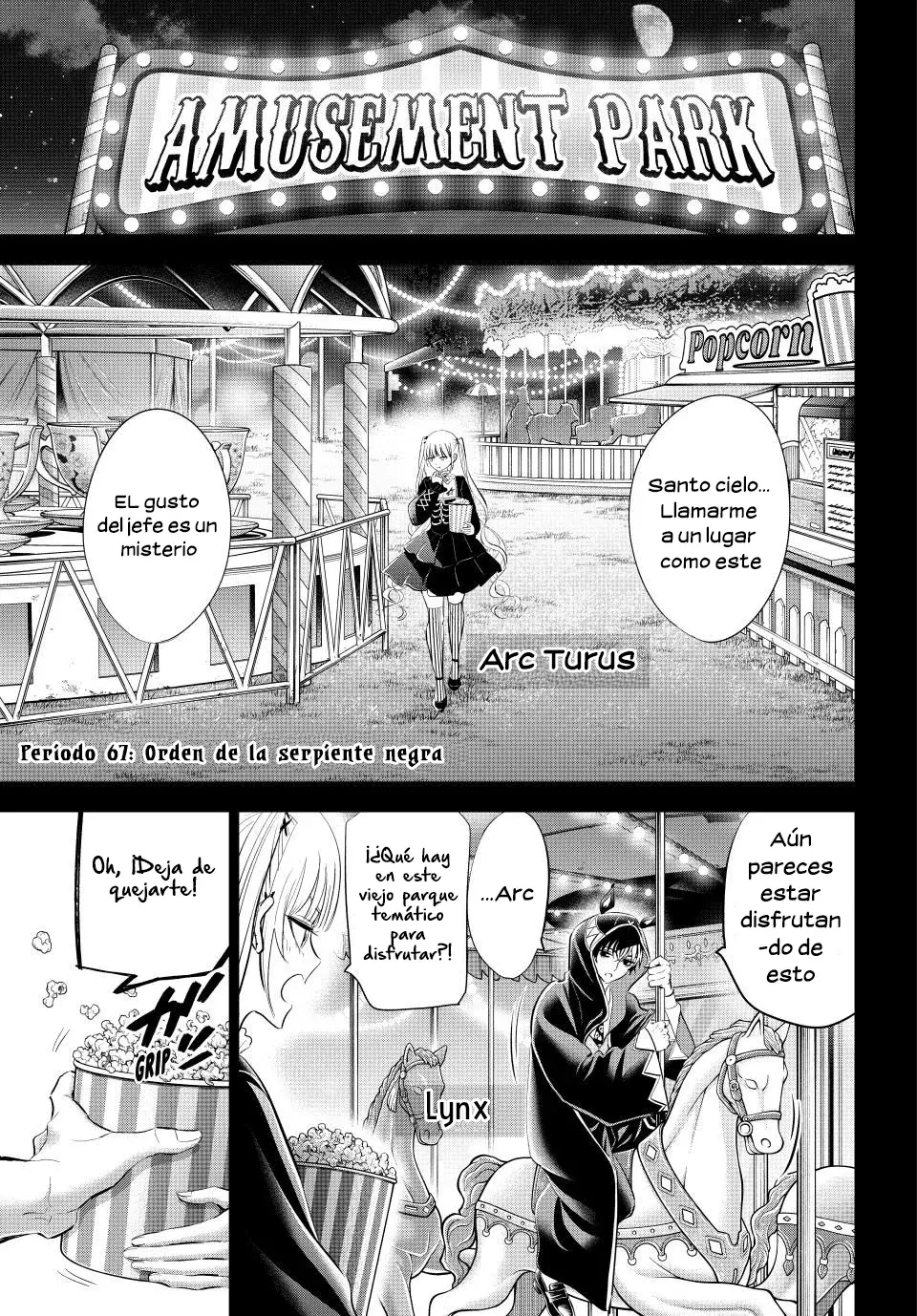 Kuroneko to Majo no Kyoushitsu Capitulo 67: Orden de la serpiente negra página 4