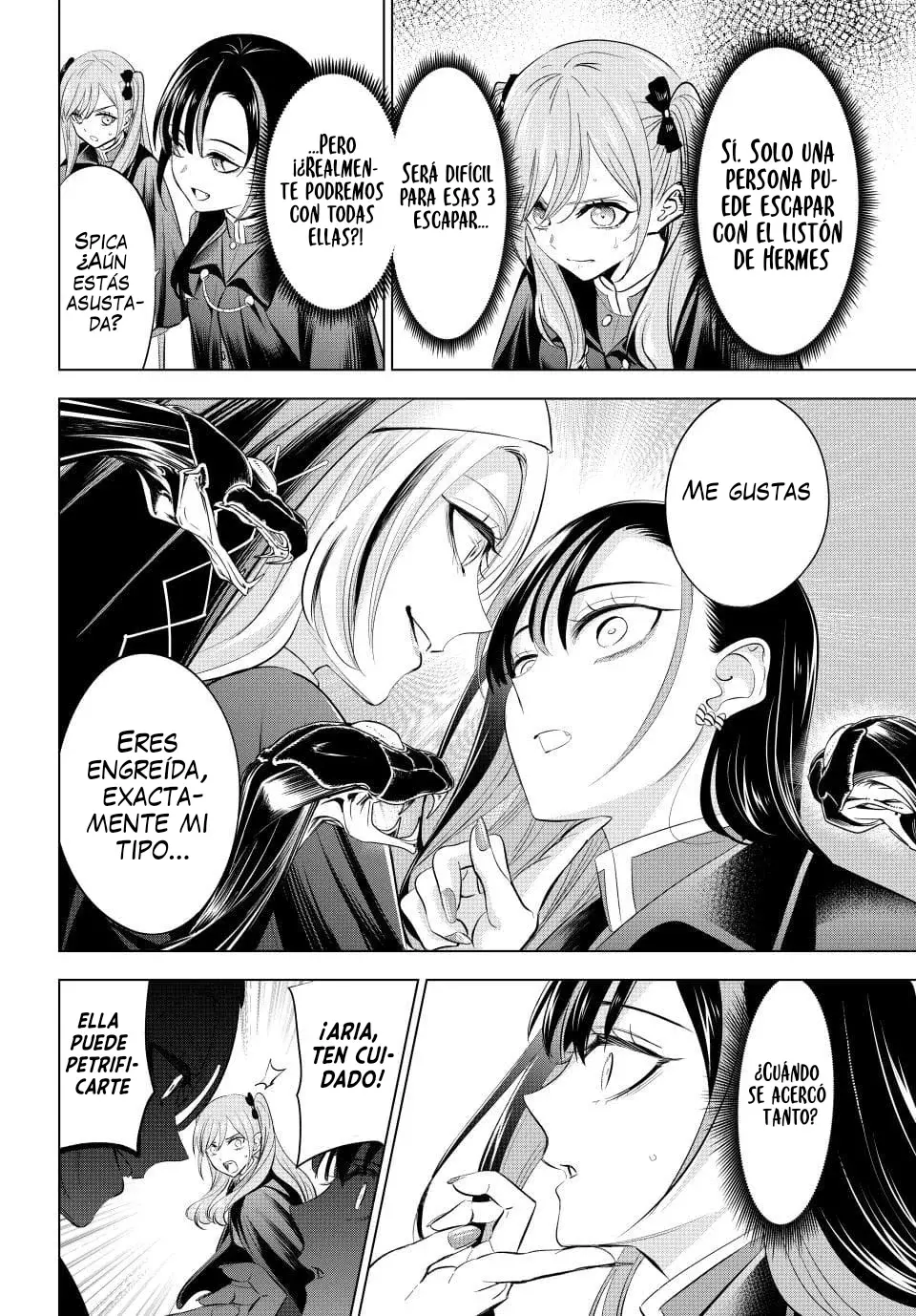 Kuroneko to Majo no Kyoushitsu Capitulo 68: Pelea contra el enemigo página 12