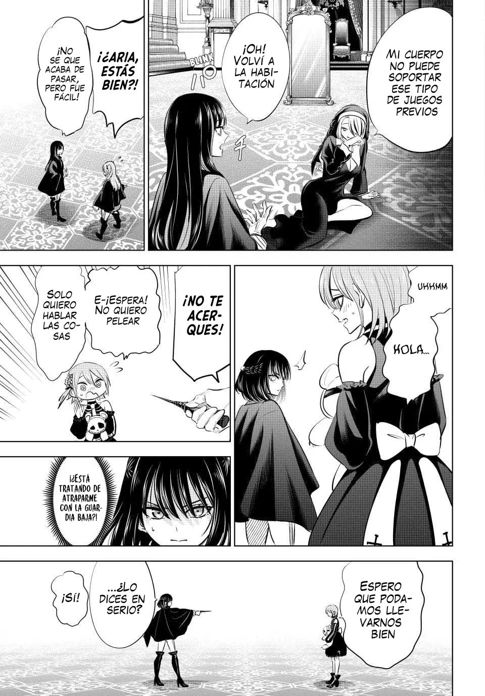 Kuroneko to Majo no Kyoushitsu Capitulo 68: Pelea contra el enemigo página 15