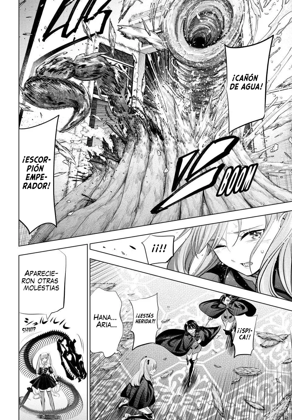 Kuroneko to Majo no Kyoushitsu Capitulo 68: Pelea contra el enemigo página 8