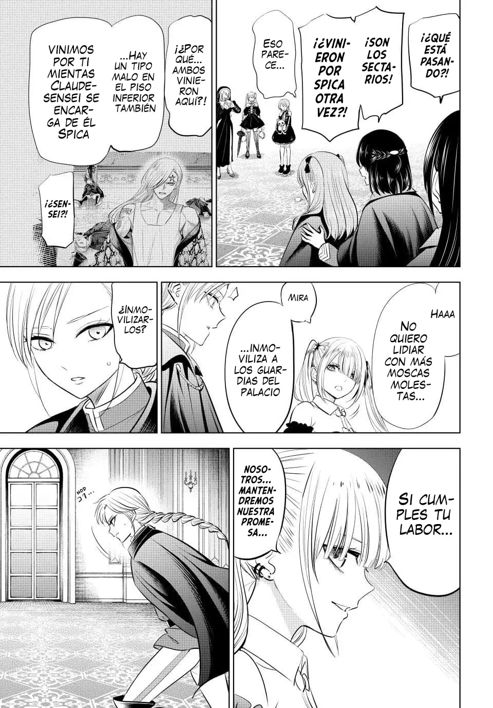 Kuroneko to Majo no Kyoushitsu Capitulo 68: Pelea contra el enemigo página 9