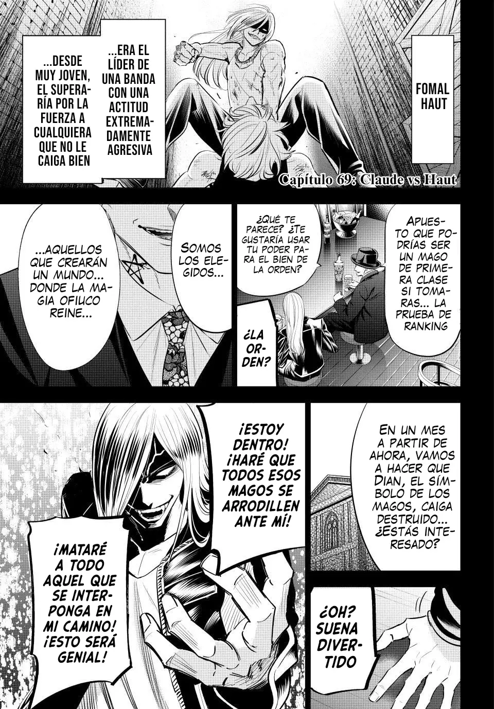 Kuroneko to Majo no Kyoushitsu Capitulo 69: Claude vs Haut página 4