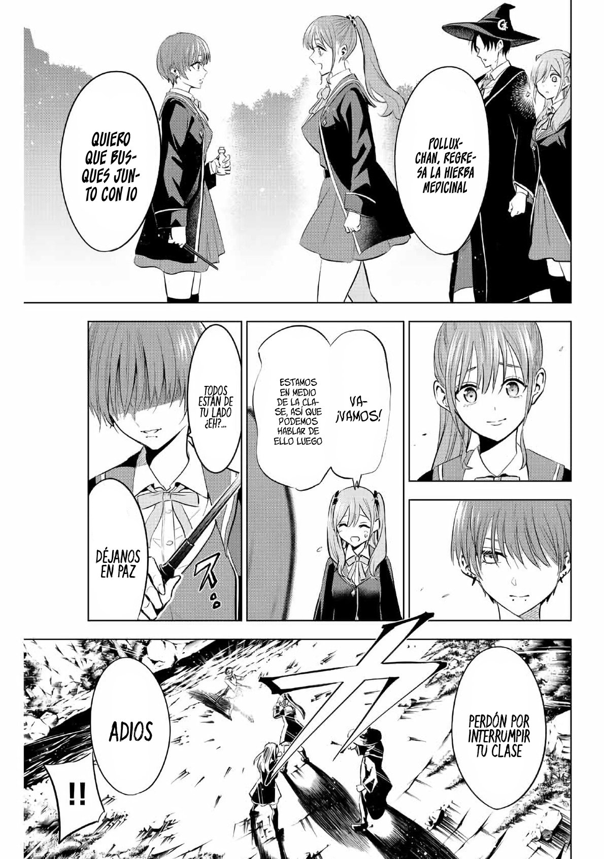 Kuroneko to Majo no Kyoushitsu Capitulo 7: El destino de Pollux Géminis página 14