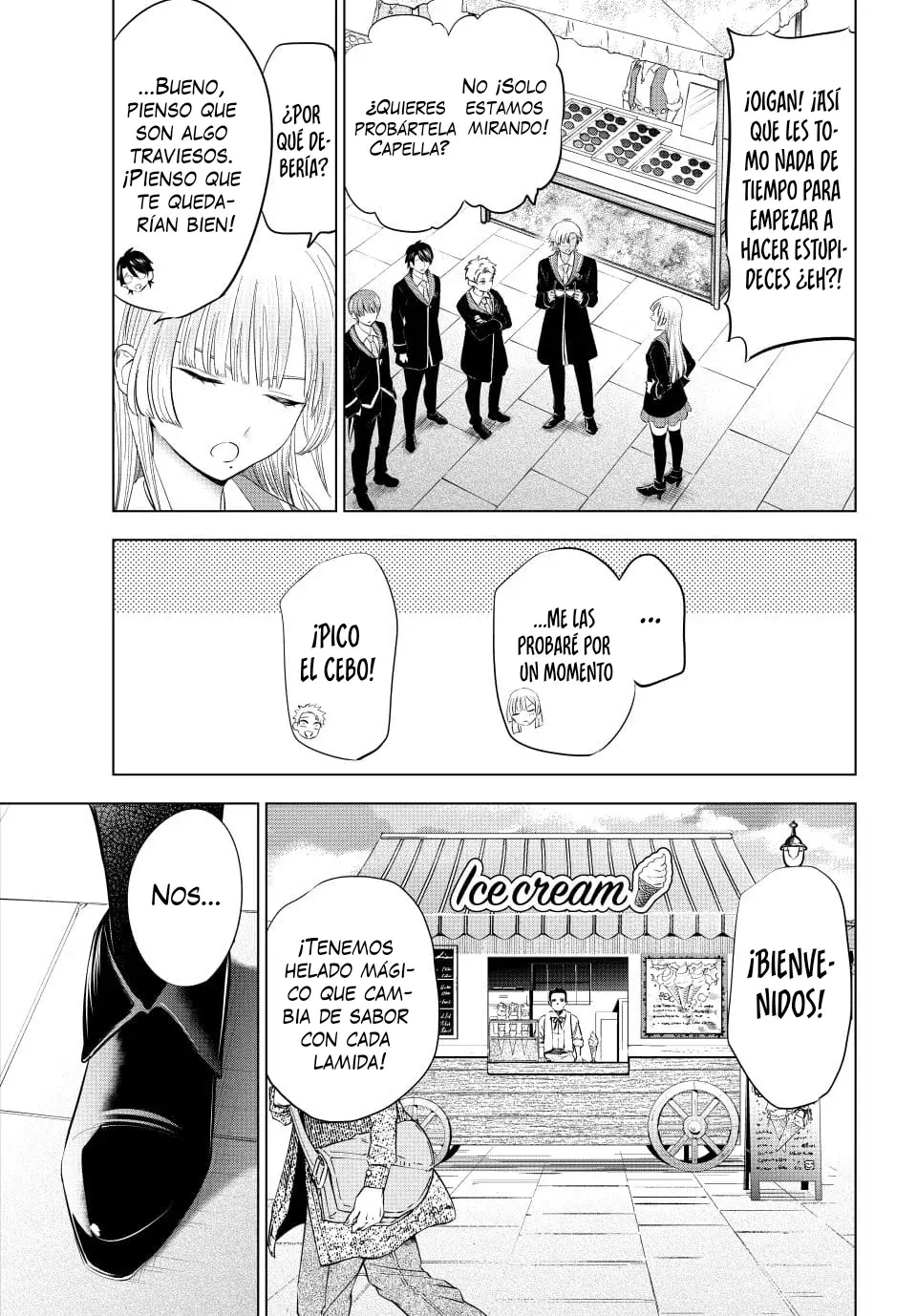 Kuroneko to Majo no Kyoushitsu Capitulo 87: Preparación para el festival escolar (Simulación de tienda) página 10
