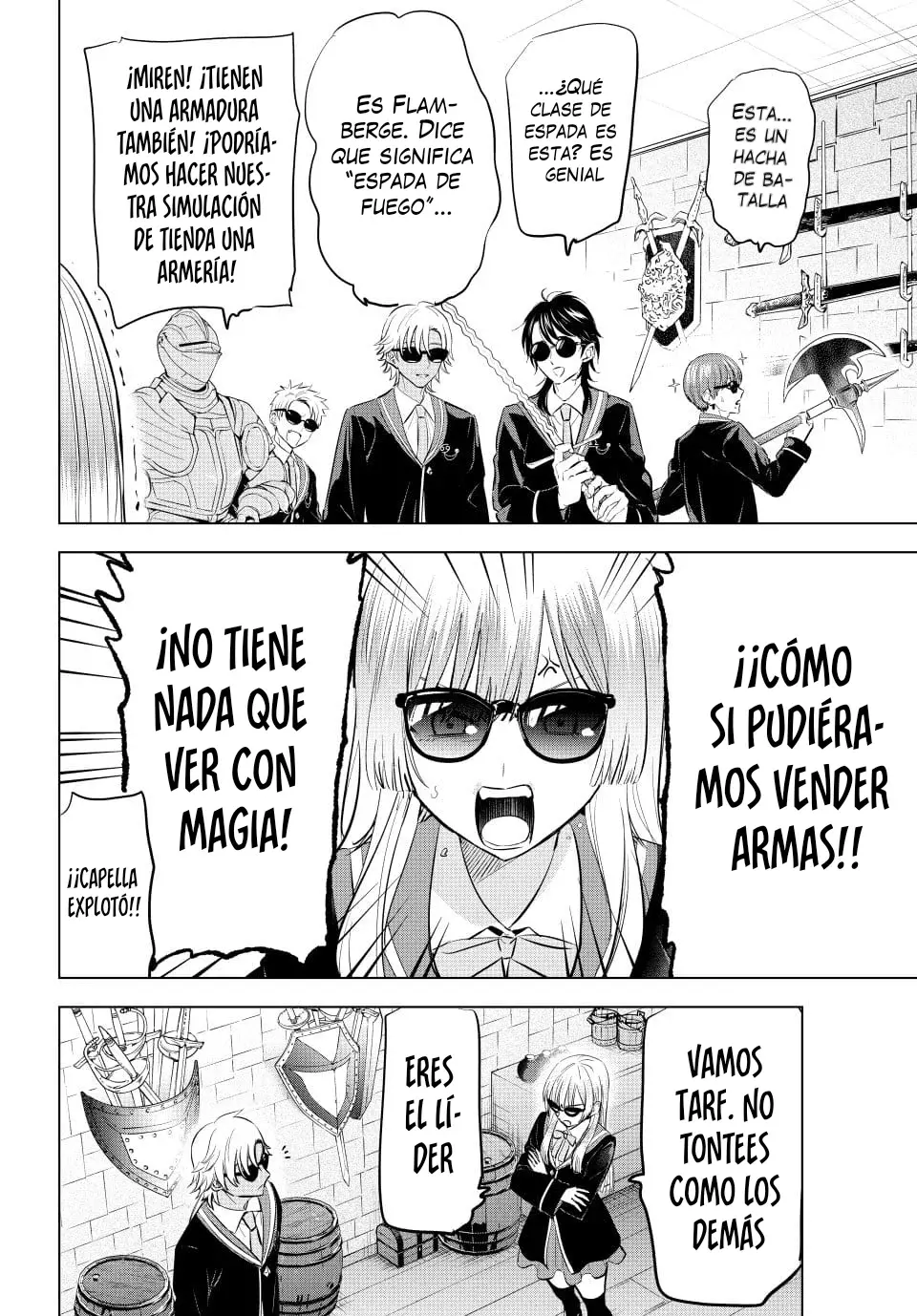 Kuroneko to Majo no Kyoushitsu Capitulo 87: Preparación para el festival escolar (Simulación de tienda) página 13