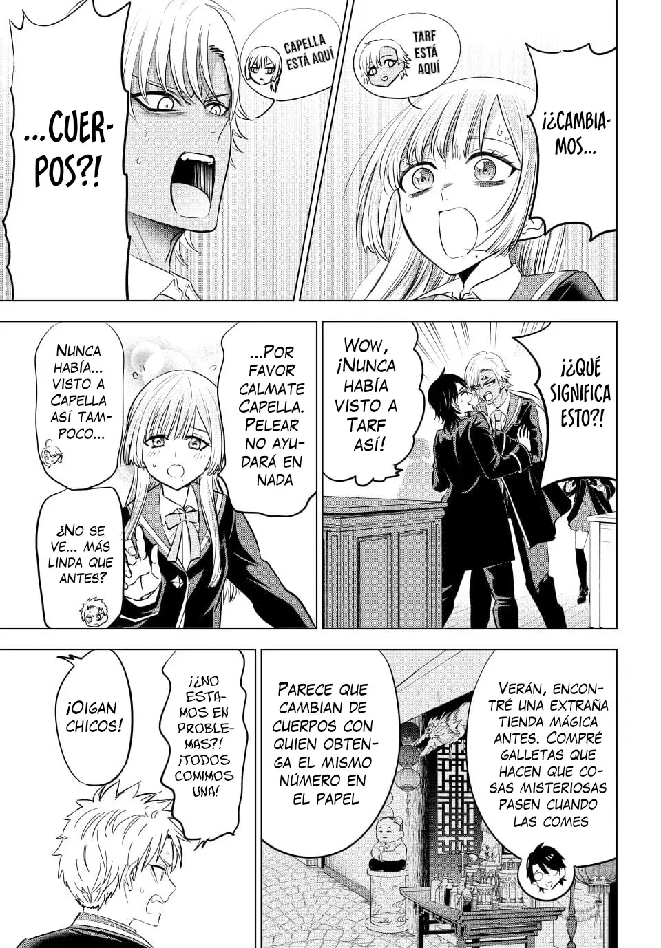 Kuroneko to Majo no Kyoushitsu Capitulo 87: Preparación para el festival escolar (Simulación de tienda) página 18