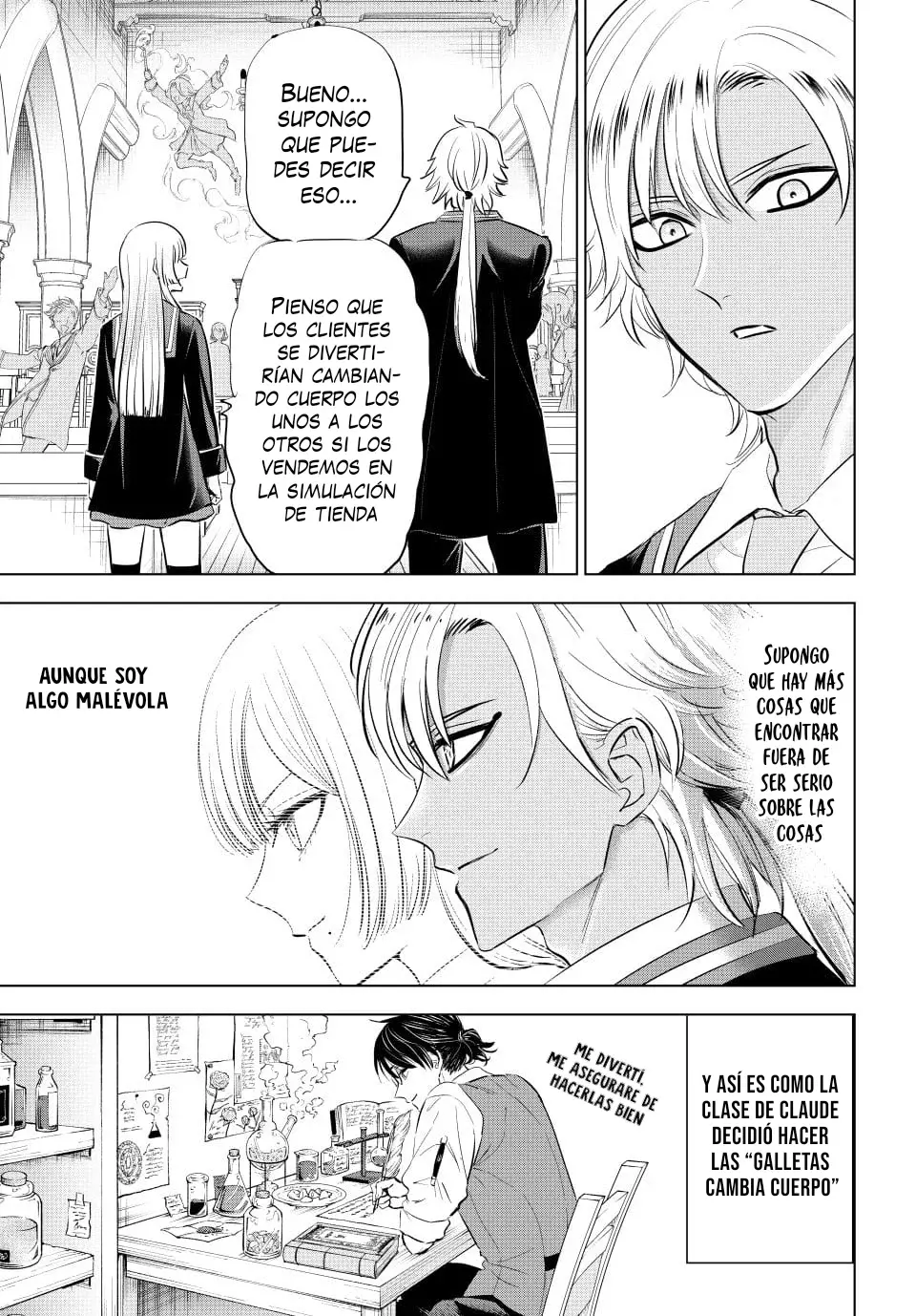Kuroneko to Majo no Kyoushitsu Capitulo 87: Preparación para el festival escolar (Simulación de tienda) página 24