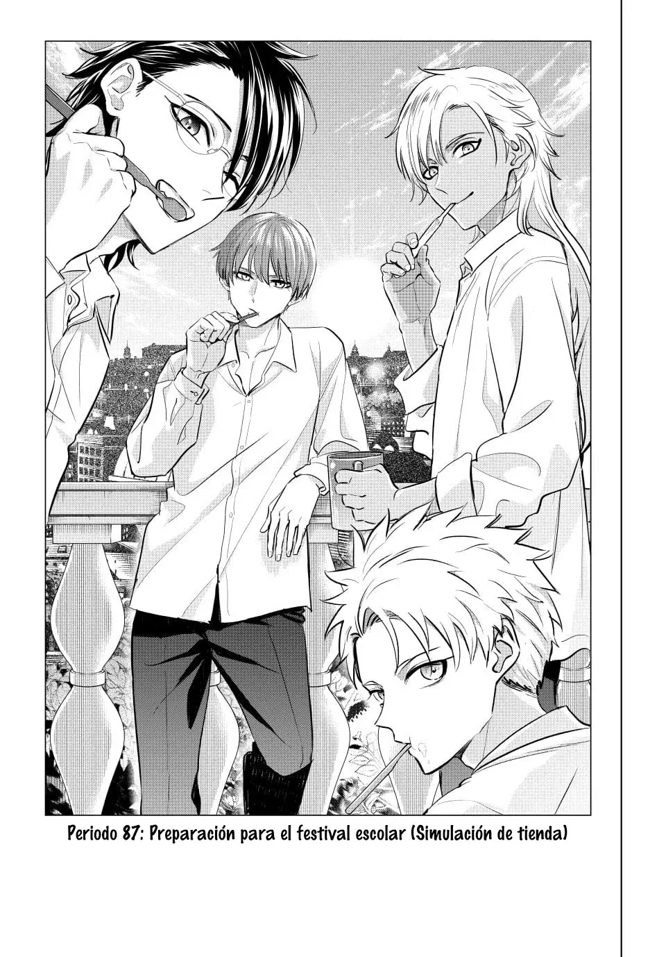 Kuroneko to Majo no Kyoushitsu Capitulo 87: Preparación para el festival escolar (Simulación de tienda) página 4