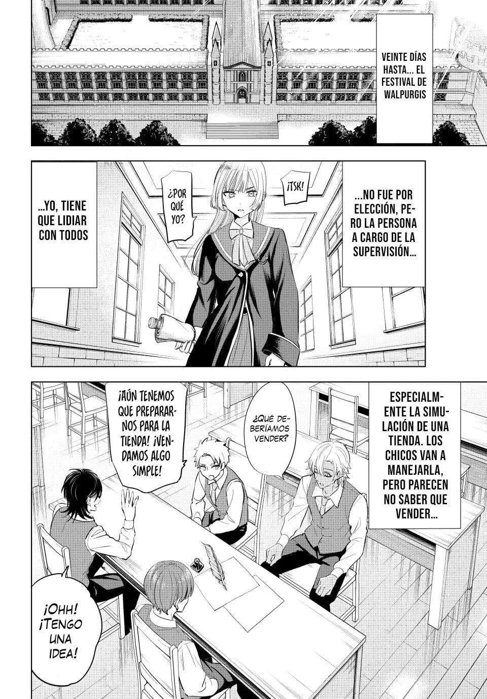 Kuroneko to Majo no Kyoushitsu Capitulo 87: Preparación para el festival escolar (Simulación de tienda) página 5