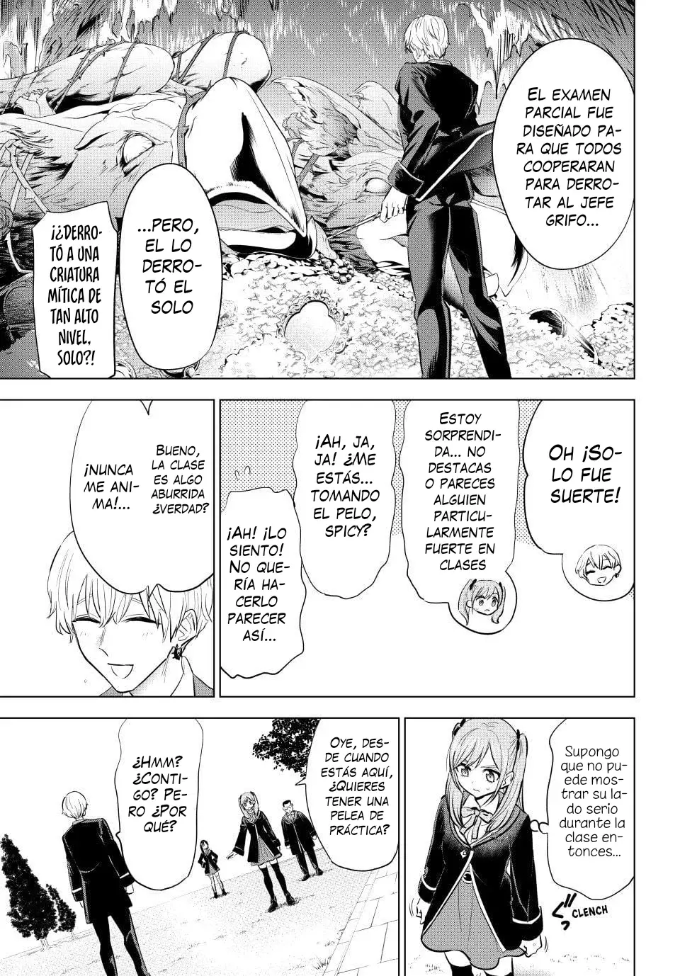 Kuroneko to Majo no Kyoushitsu Capitulo 90: Preparación para el festival escolar (Combate) página 16