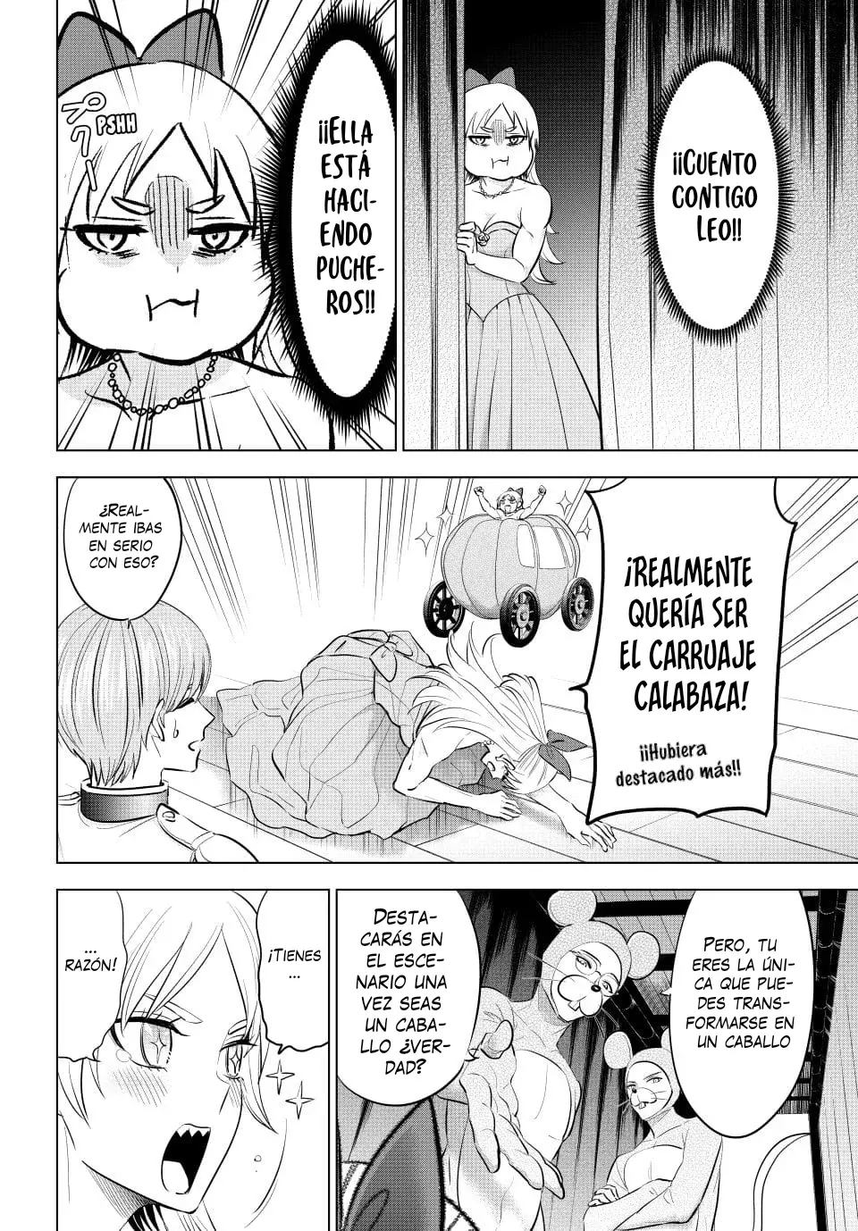 Kuroneko to Majo no Kyoushitsu Capitulo 94: Detrás de camaras de Cenicienta página 17