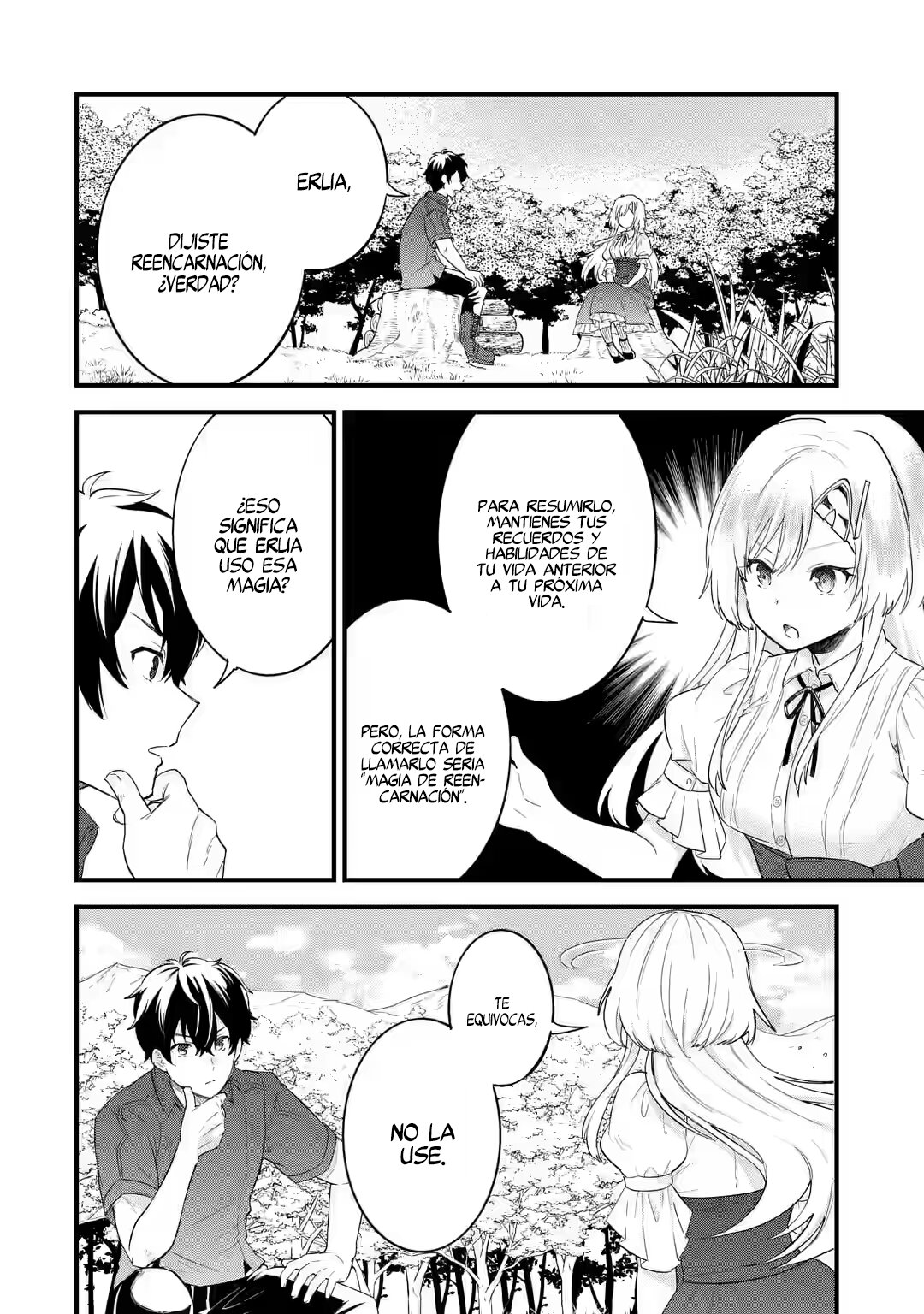 Matrimonio Reencarnado de un Héroe y la Sabia ~ Capitulo 1: El Héroe y la Sabia página 58