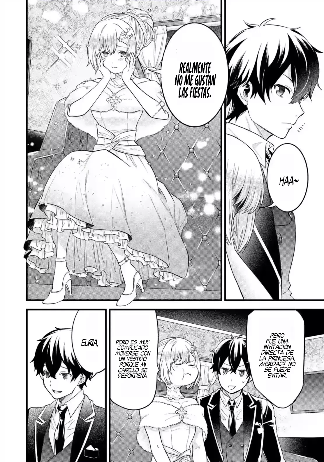 Matrimonio Reencarnado de un Héroe y la Sabia ~ Capitulo 12: La invitación de la Princesa página 33