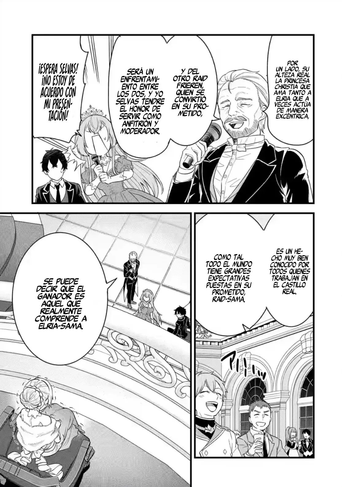 Matrimonio Reencarnado de un Héroe y la Sabia ~ Capitulo 13: La Princesa y la prueba de valor al Heroe página 16