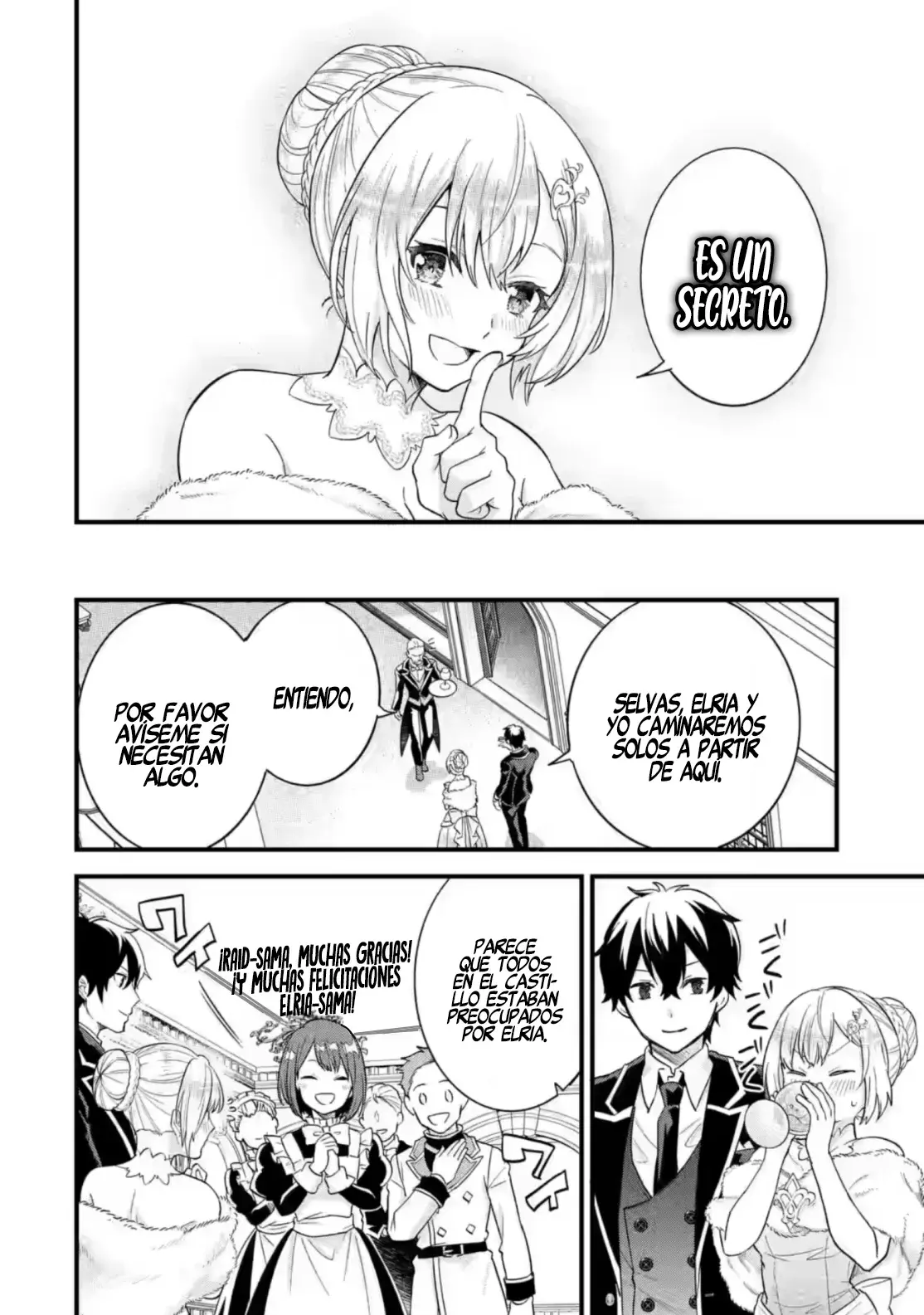 Matrimonio Reencarnado de un Héroe y la Sabia ~ Capitulo 13: La Princesa y la prueba de valor al Heroe página 33