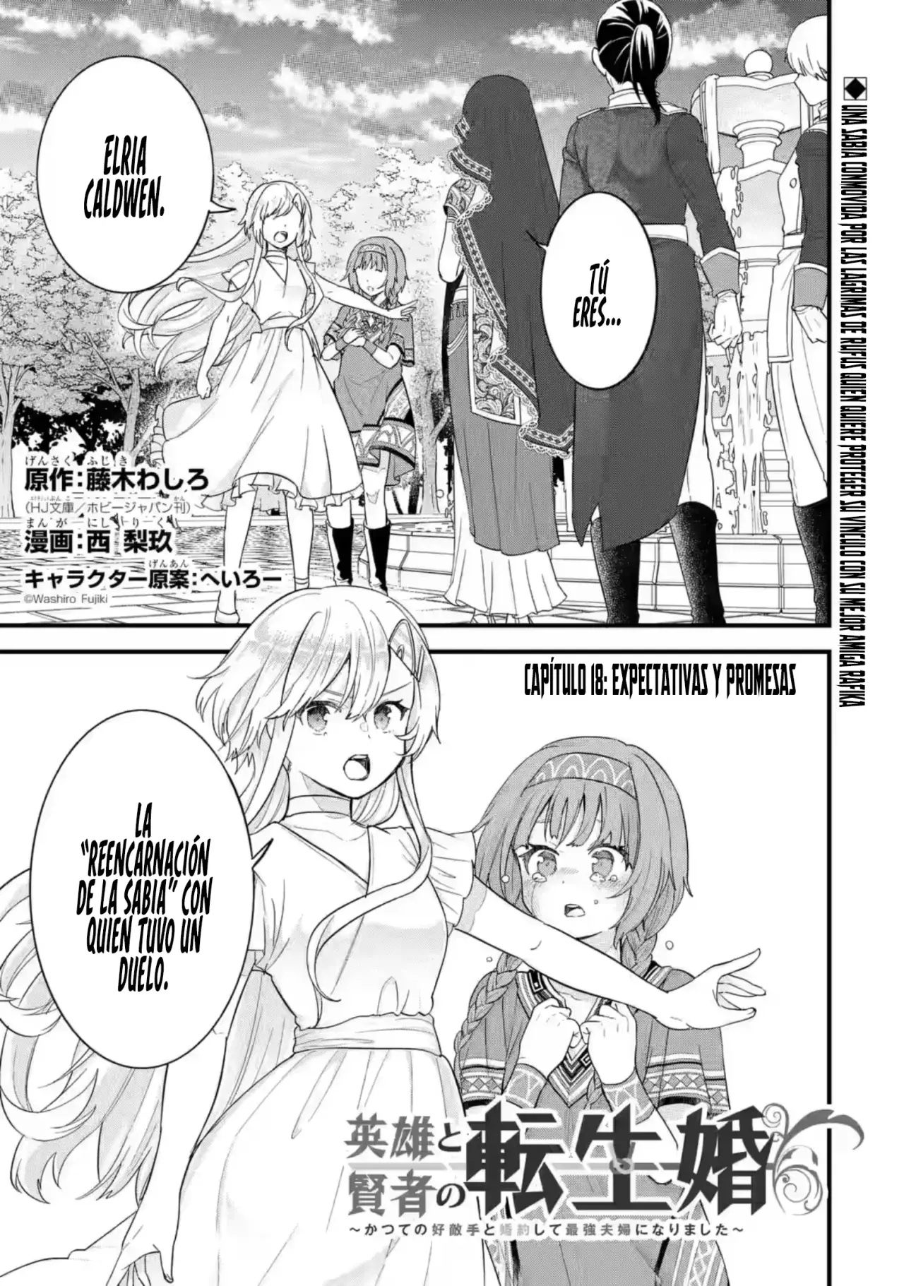 Matrimonio Reencarnado de un Héroe y la Sabia ~ Capitulo 18: Expectativas y Promesas página 4