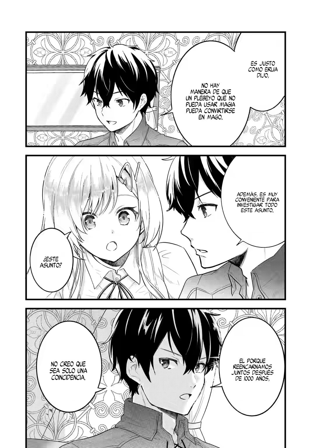 Matrimonio Reencarnado de un Héroe y la Sabia ~ Capitulo 2: Saludo de Compromiso del Héroe y la Sabia página 16