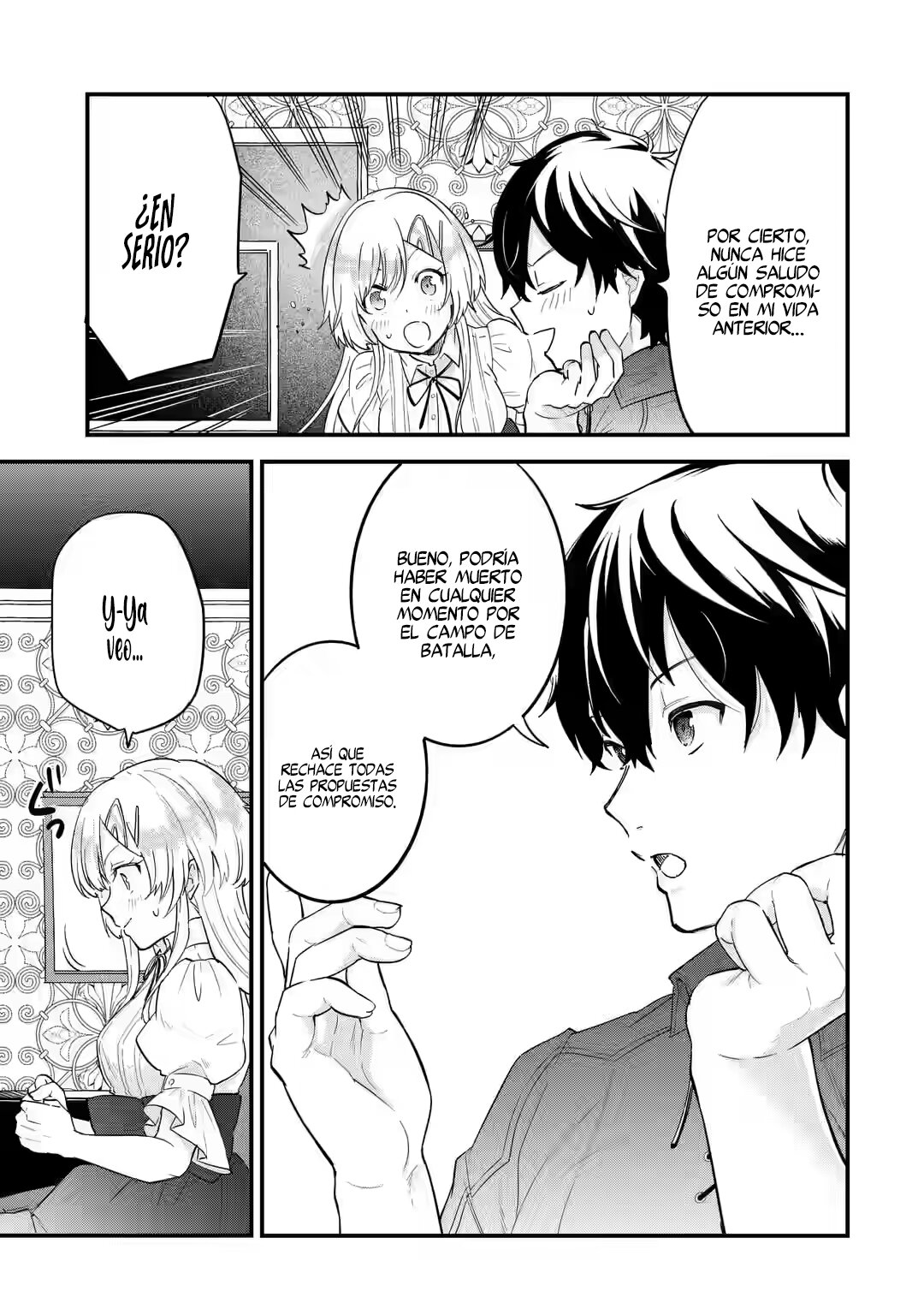 Matrimonio Reencarnado de un Héroe y la Sabia ~ Capitulo 2: Saludo de Compromiso del Héroe y la Sabia página 21