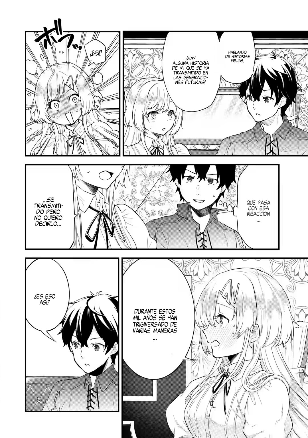 Matrimonio Reencarnado de un Héroe y la Sabia ~ Capitulo 2: Saludo de Compromiso del Héroe y la Sabia página 22