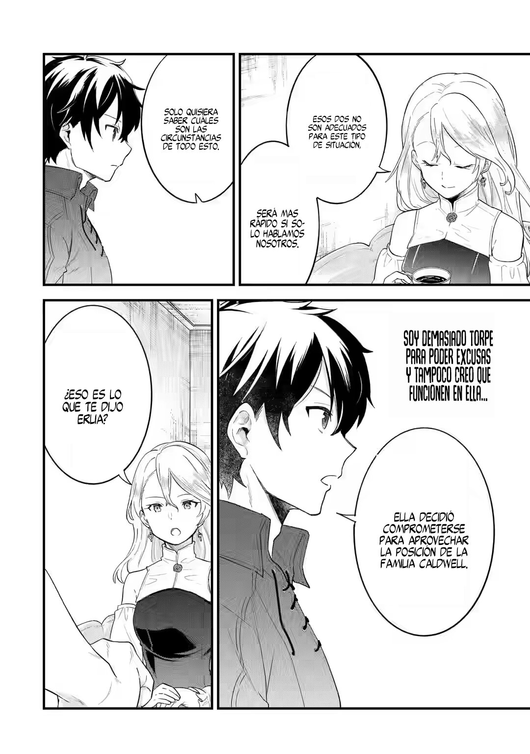 Matrimonio Reencarnado de un Héroe y la Sabia ~ Capitulo 2: Saludo de Compromiso del Héroe y la Sabia página 34