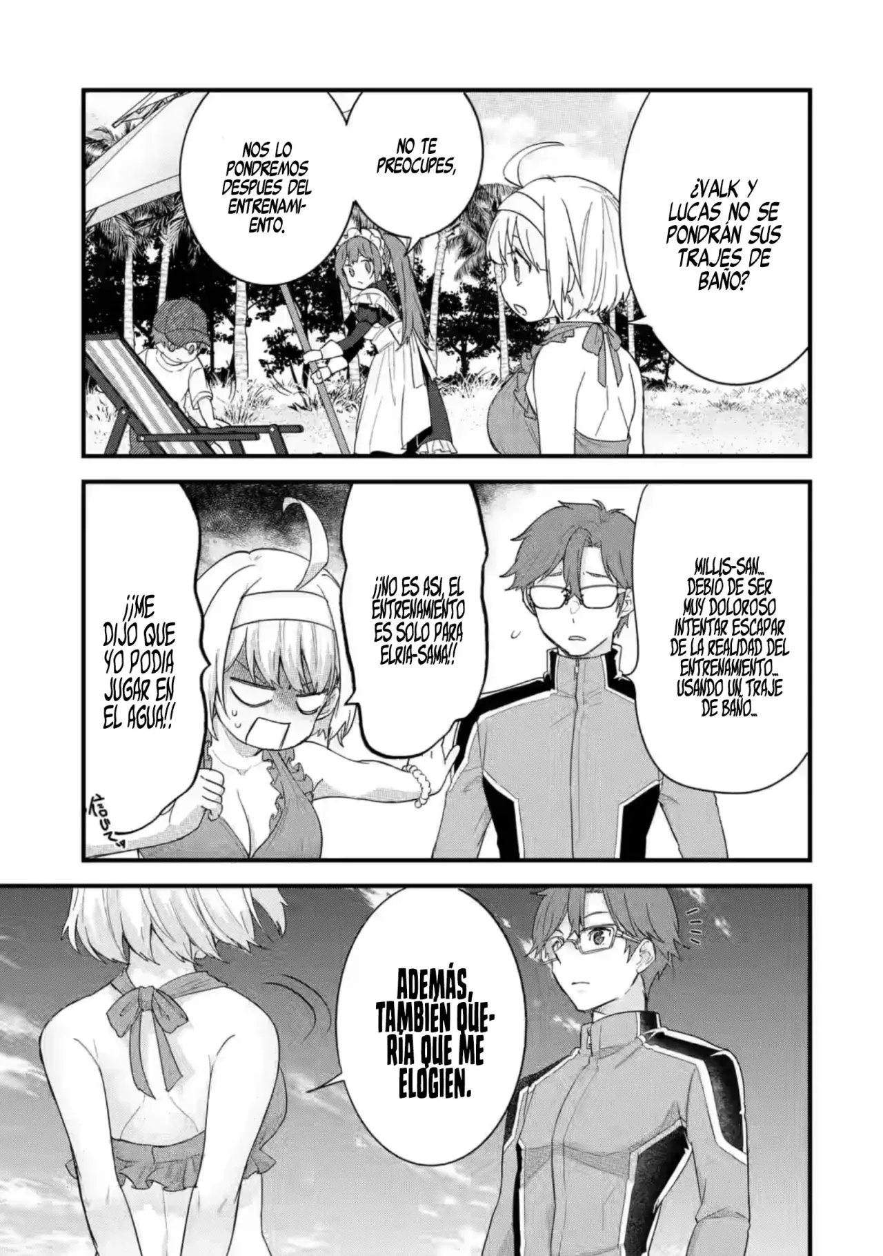 Matrimonio Reencarnado de un Héroe y la Sabia ~ Capitulo 23: Vamos a Disfrutar de las Vacaciones de Verano página 36