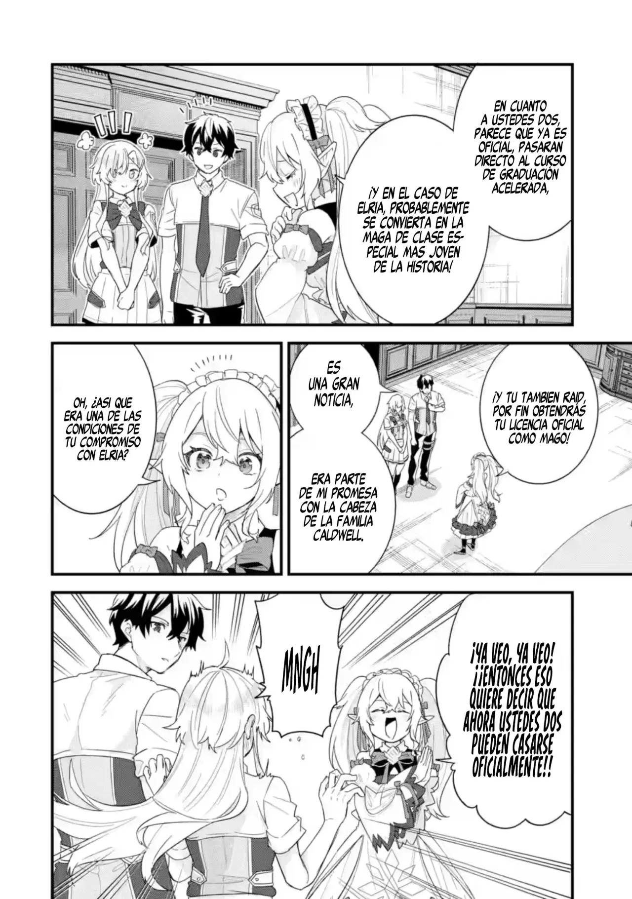 Matrimonio Reencarnado de un Héroe y la Sabia ~ Capitulo 30: La Bestia Magica Colosal página 39