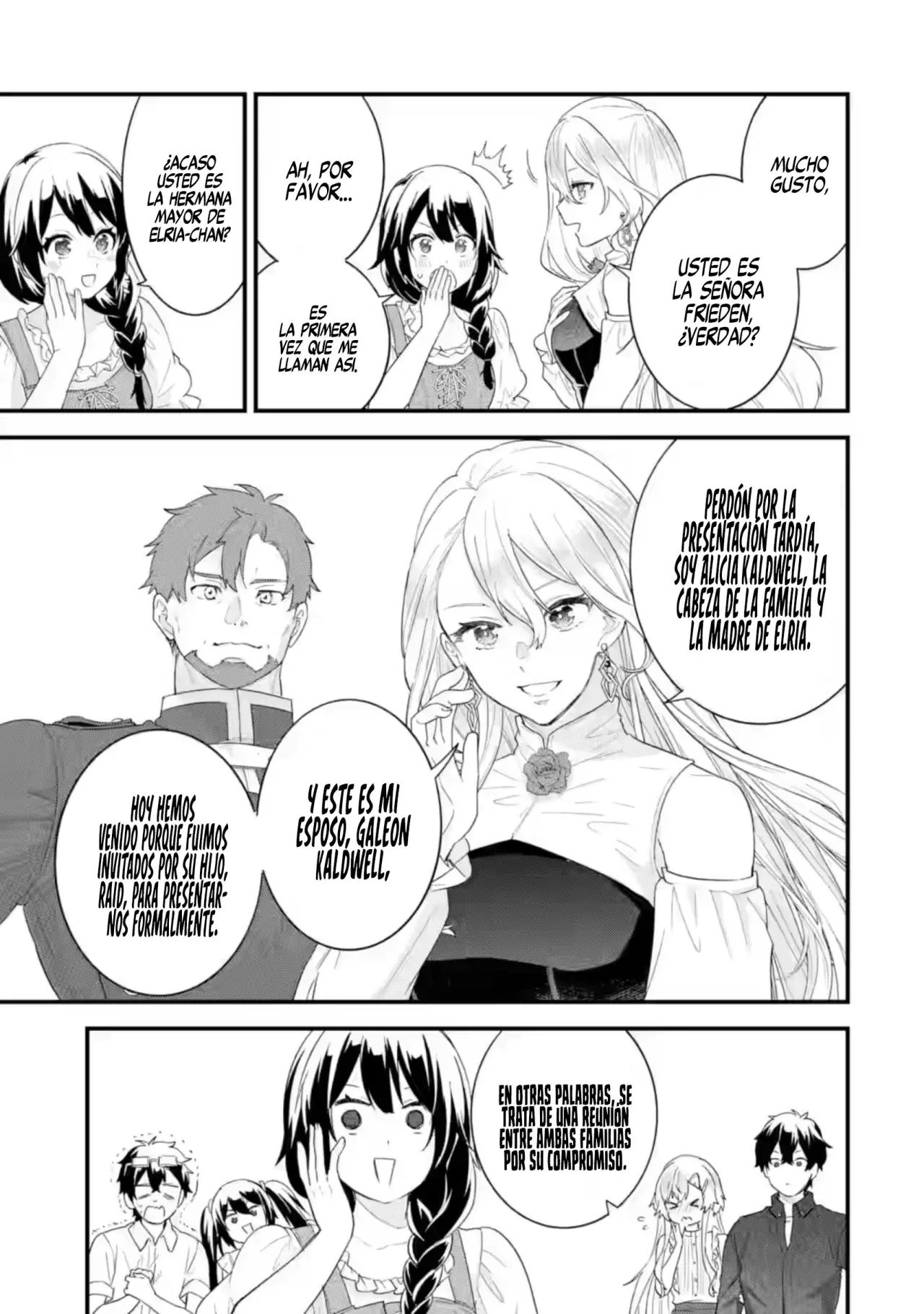 Matrimonio Reencarnado de un Héroe y la Sabia ~ Capitulo 33: La Familia Frieden página 10