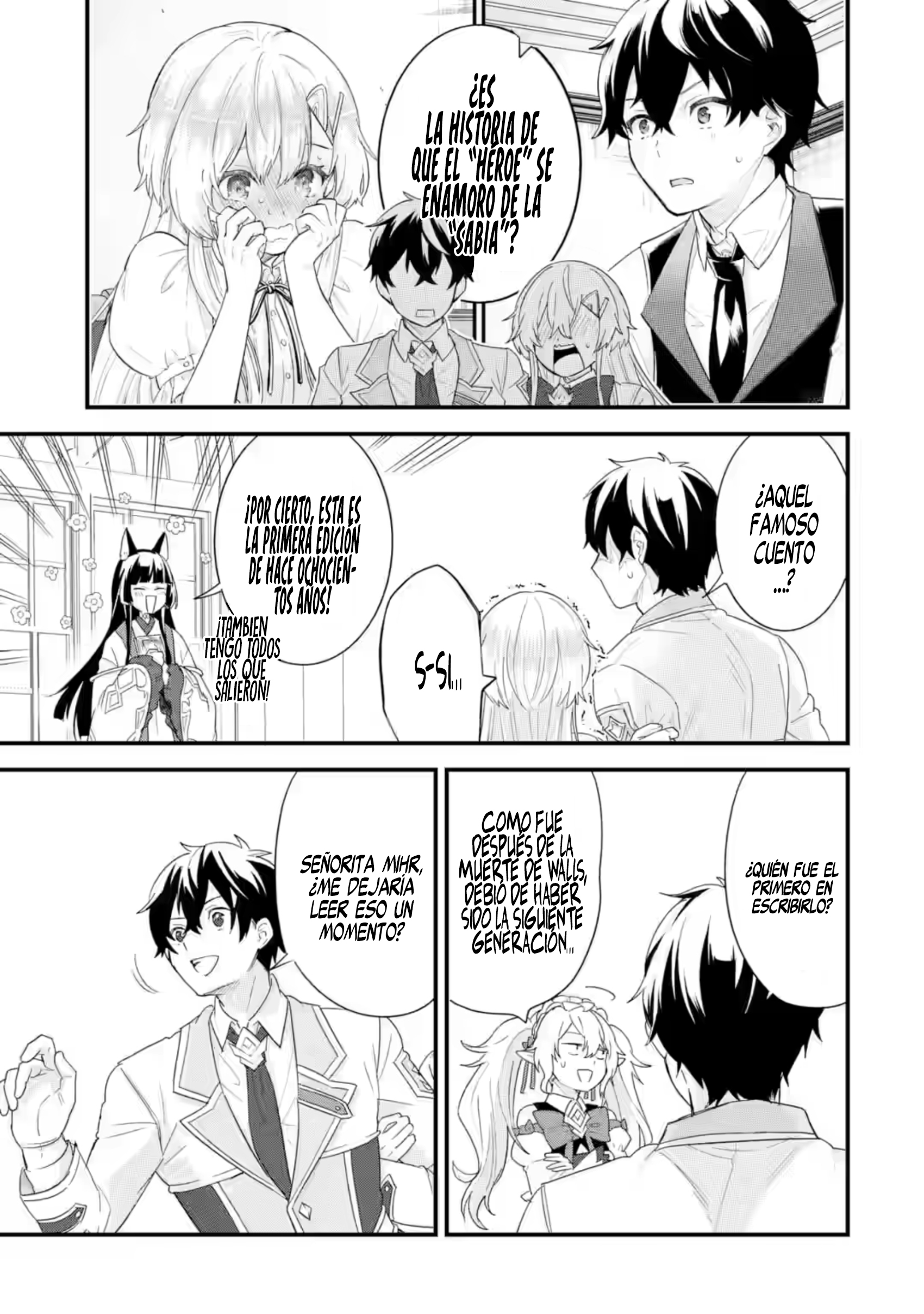 Matrimonio Reencarnado de un Héroe y la Sabia ~ Capitulo 35 página 14