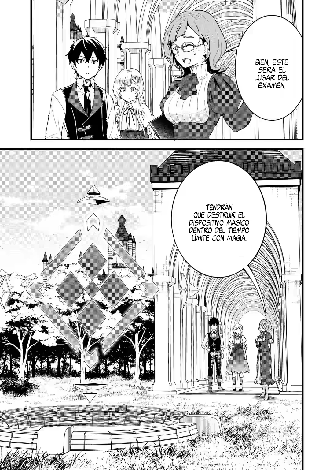 Matrimonio Reencarnado de un Héroe y la Sabia ~ Capitulo 4: Examen de Ingreso a la Academia de Magia página 16