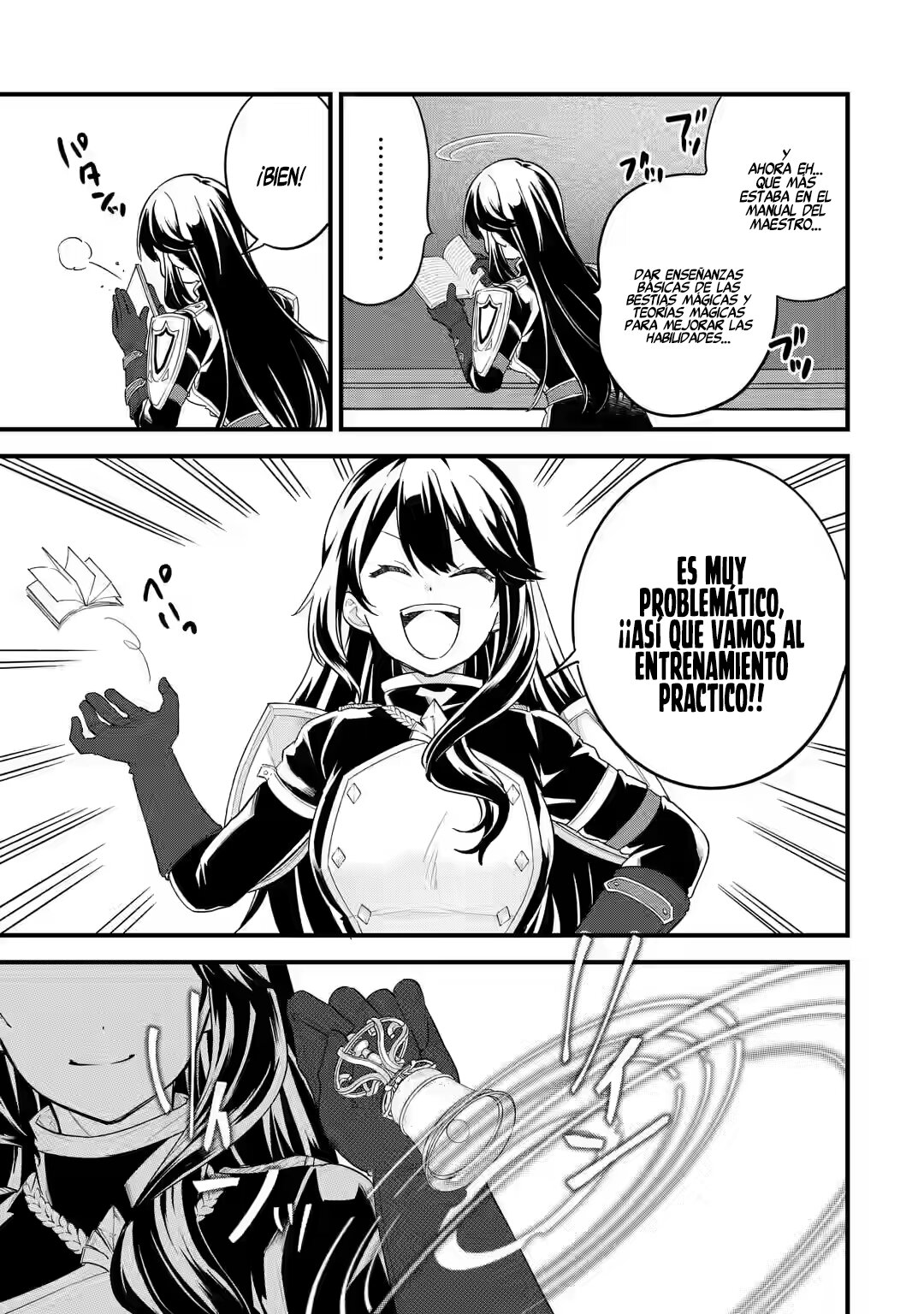 Matrimonio Reencarnado de un Héroe y la Sabia ~ Capitulo 7: La Abanderada Negra Alma página 9