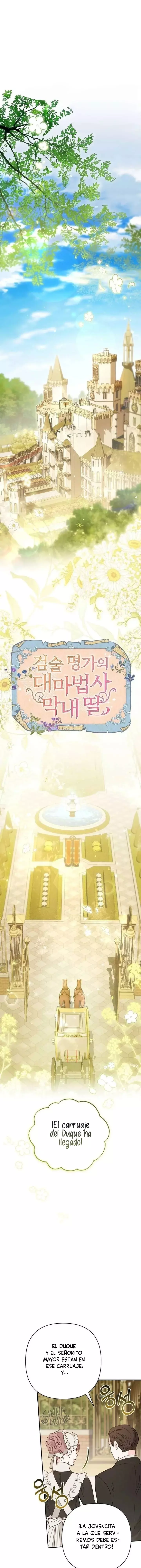 La hija menor de la legendaria familia de espadas y magia Capitulo 1 página 2