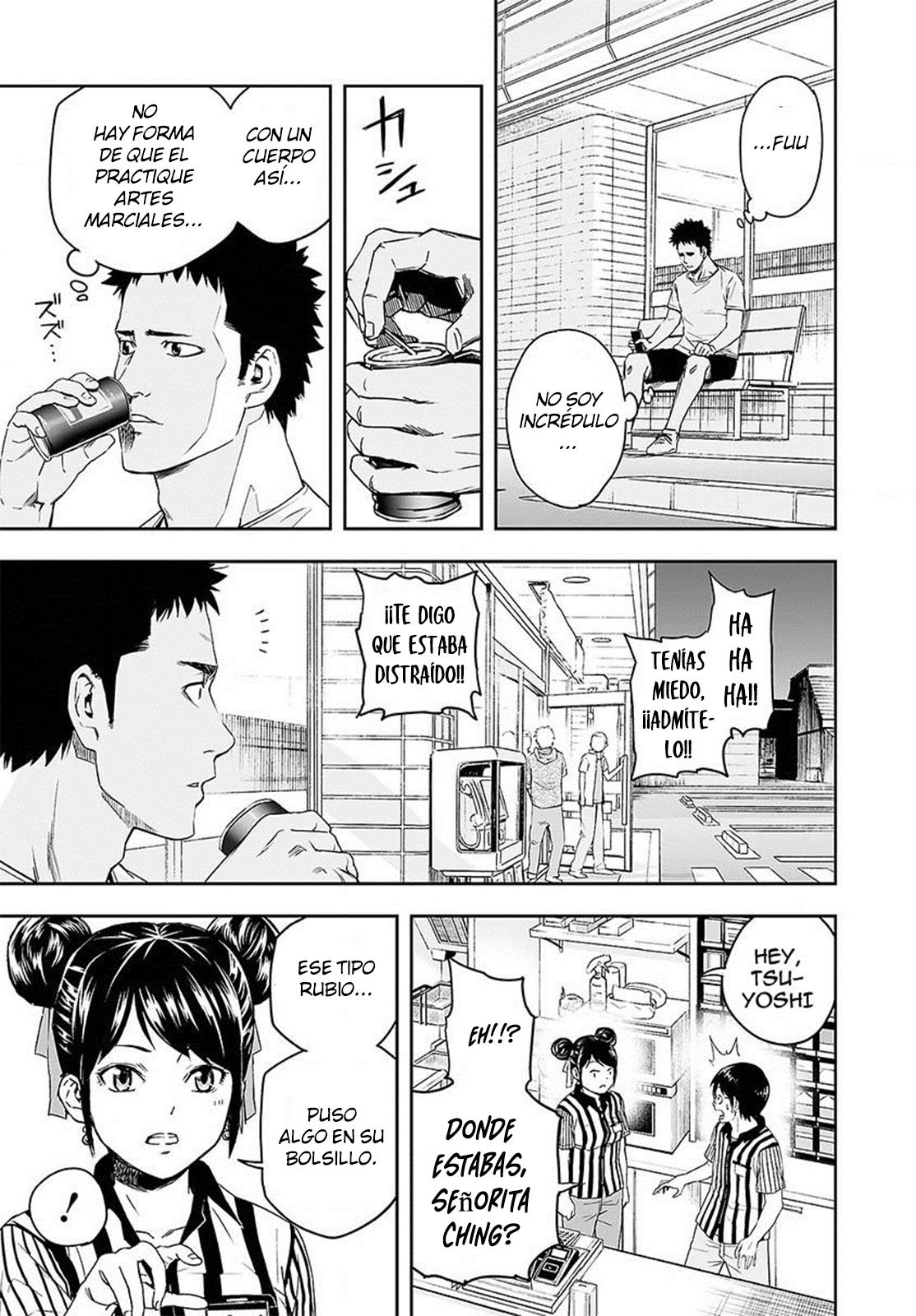TSUYOSHI Capitulo 1: En busca del más fuerte página 35