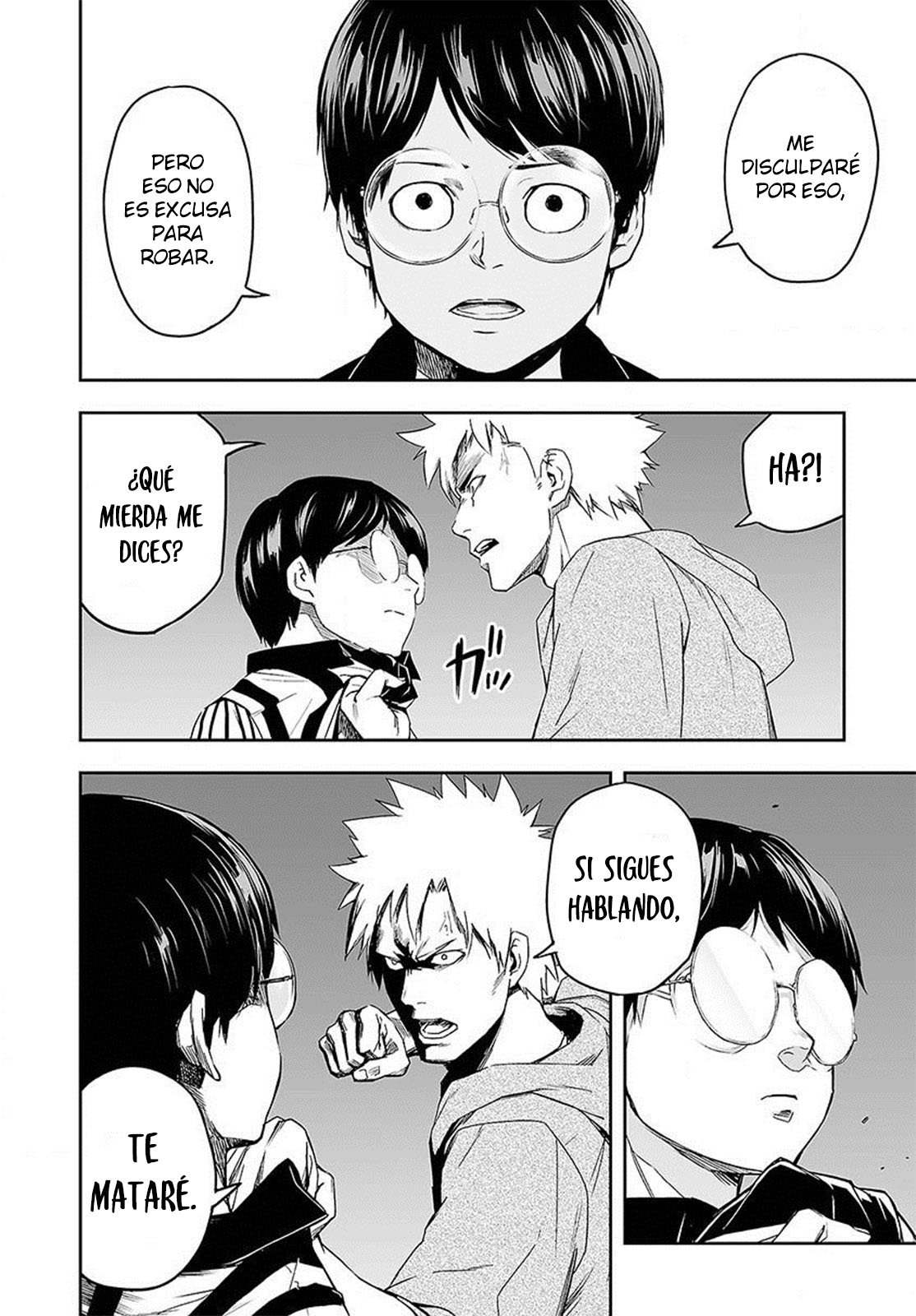TSUYOSHI Capitulo 1: En busca del más fuerte página 38