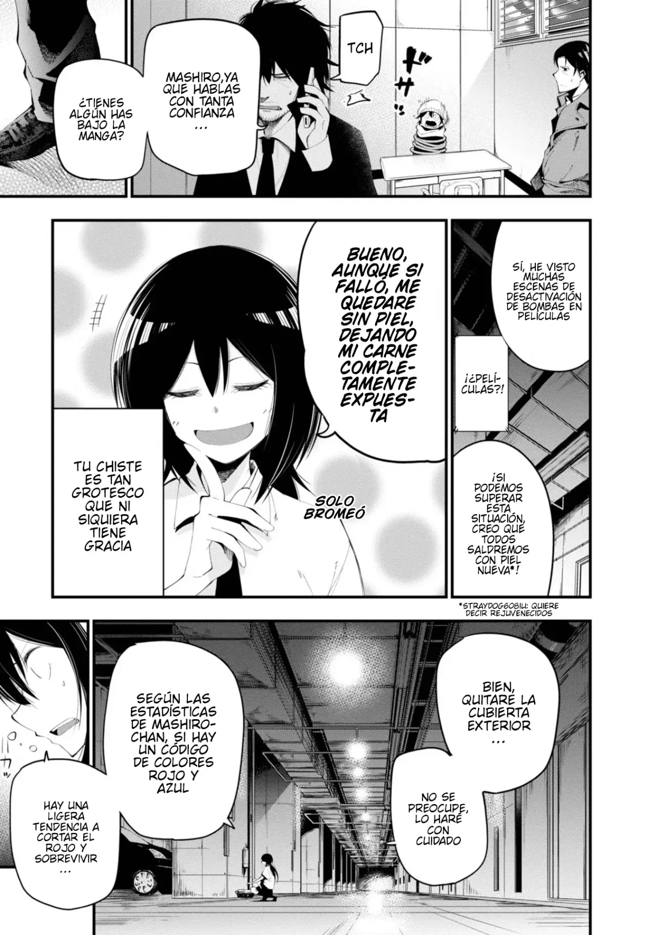 Mattaku Saikin no Tantei to Kitara Capitulo 22: Mashiro, 3 minutos antes de la explosión página 9