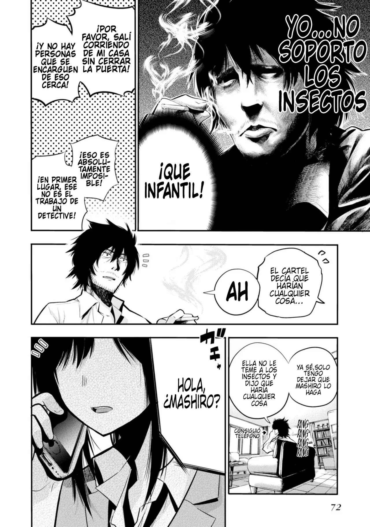 Mattaku Saikin no Tantei to Kitara Capitulo 3: Mashiro, la exterminadora página 8