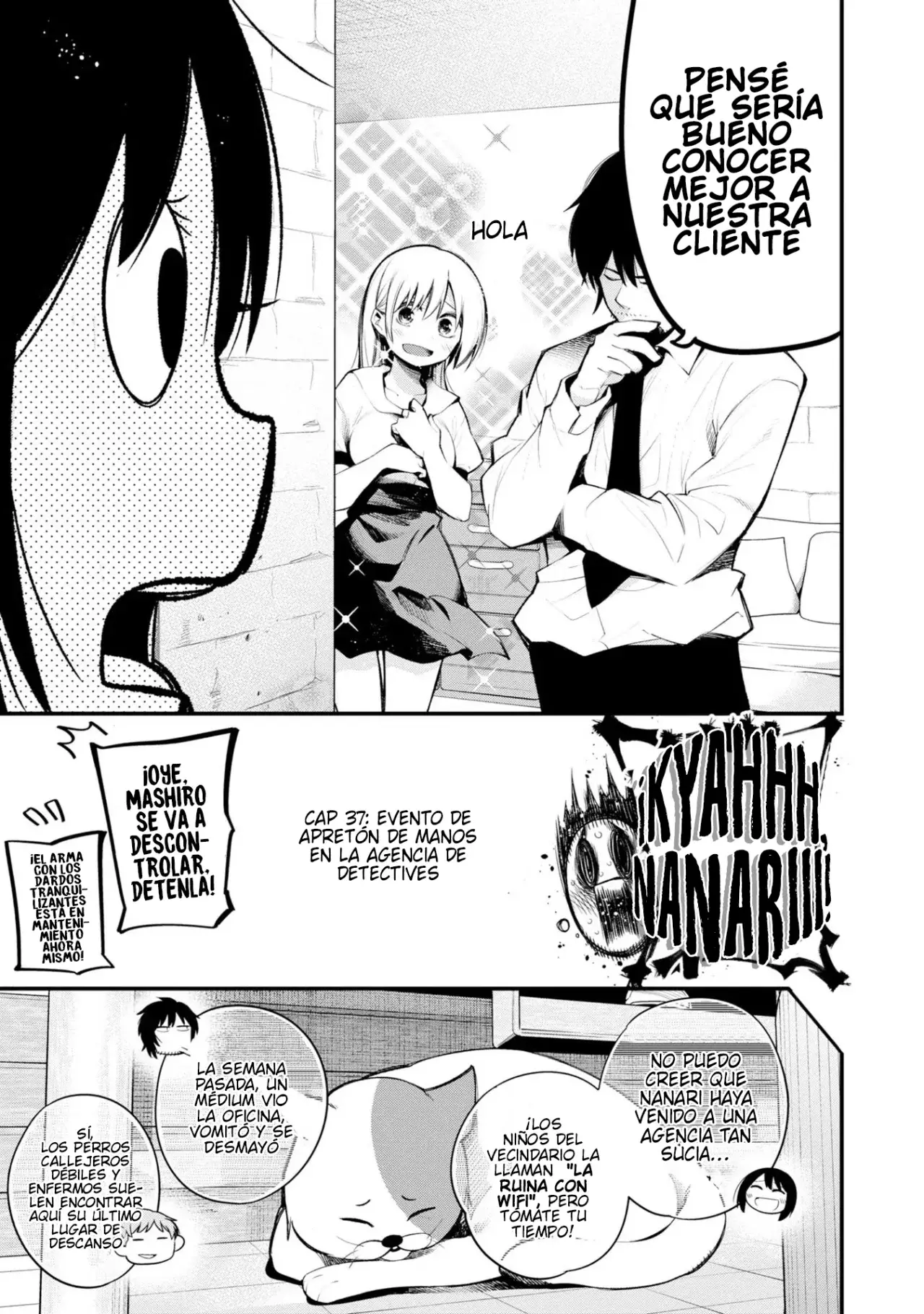 Mattaku Saikin no Tantei to Kitara Capitulo 37: Evento de apretón de manos en la agencia de detectives página 3